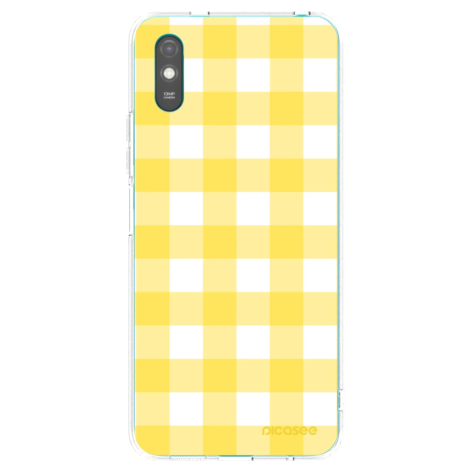 Picasee διαφανής θήκη σιλικόνης Xiaomi Redmi 9AT - Gride lemon