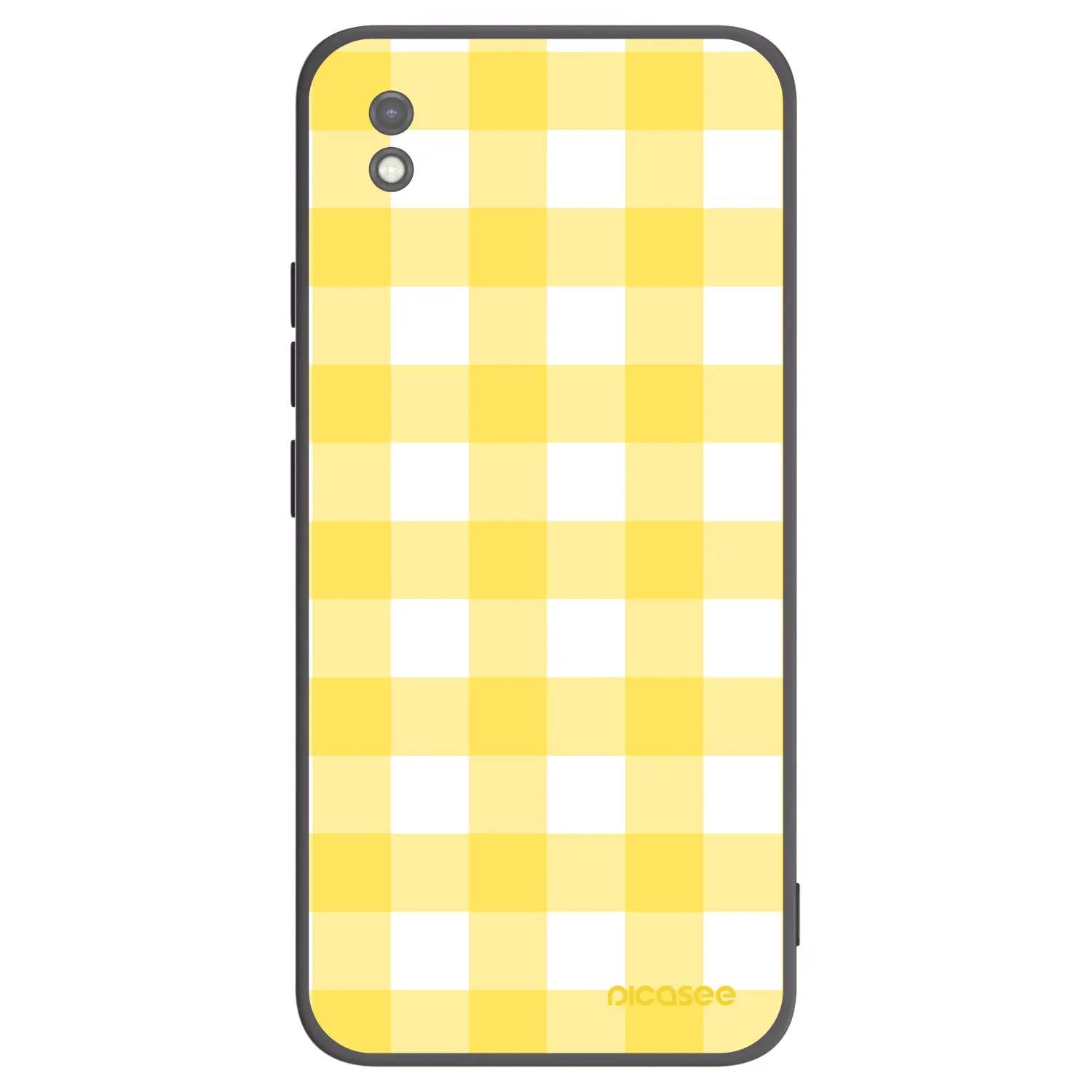 Picasee Μαύρη θήκη σιλικόνης για Xiaomi Redmi 9AT - Gride lemon