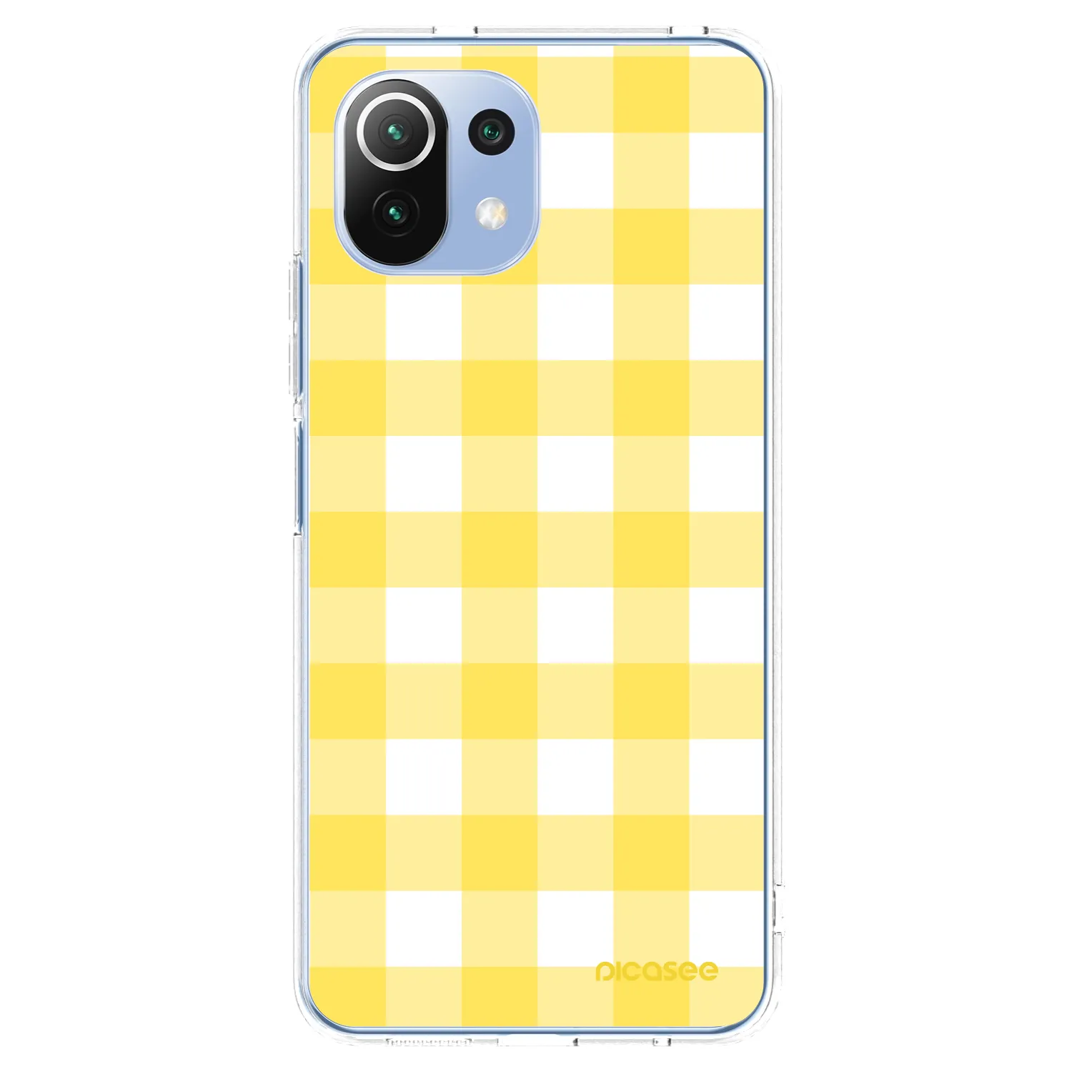 Picasee διαφανής θήκη σιλικόνης Xiaomi Mi 11 Lite - Gride lemon