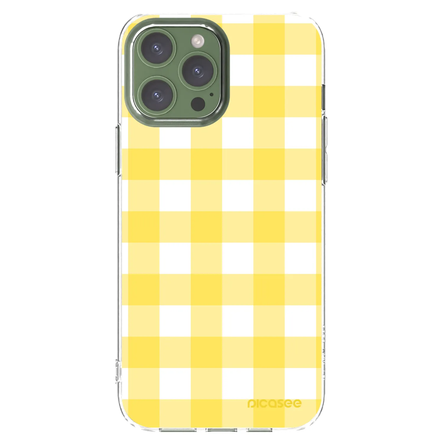 Picasee διαφανής θήκη σιλικόνης Apple iPhone 13 Pro Max - Gride lemon