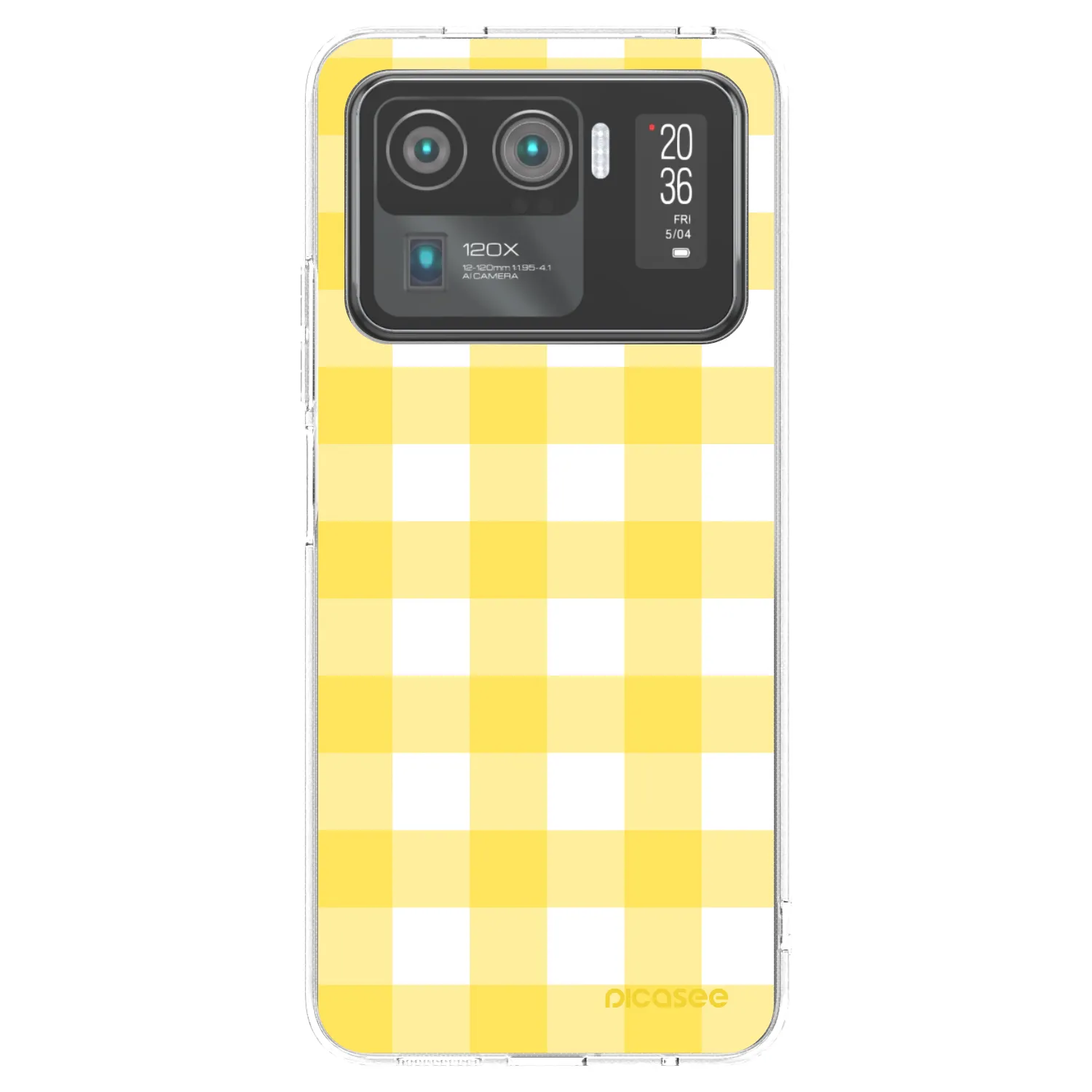 Picasee διαφανής θήκη σιλικόνης Xiaomi Mi 11 Ultra - Gride lemon
