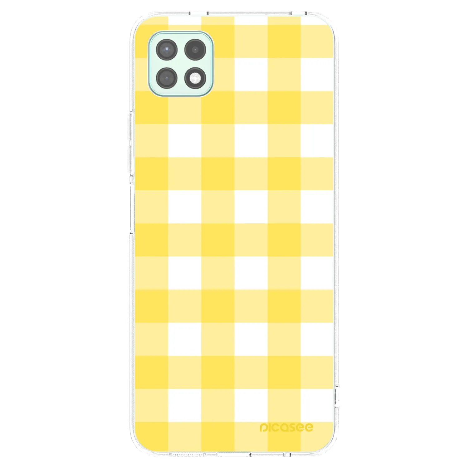 Picasee διαφανής θήκη σιλικόνης Samsung Galaxy A22 A226B 5G - Gride lemon