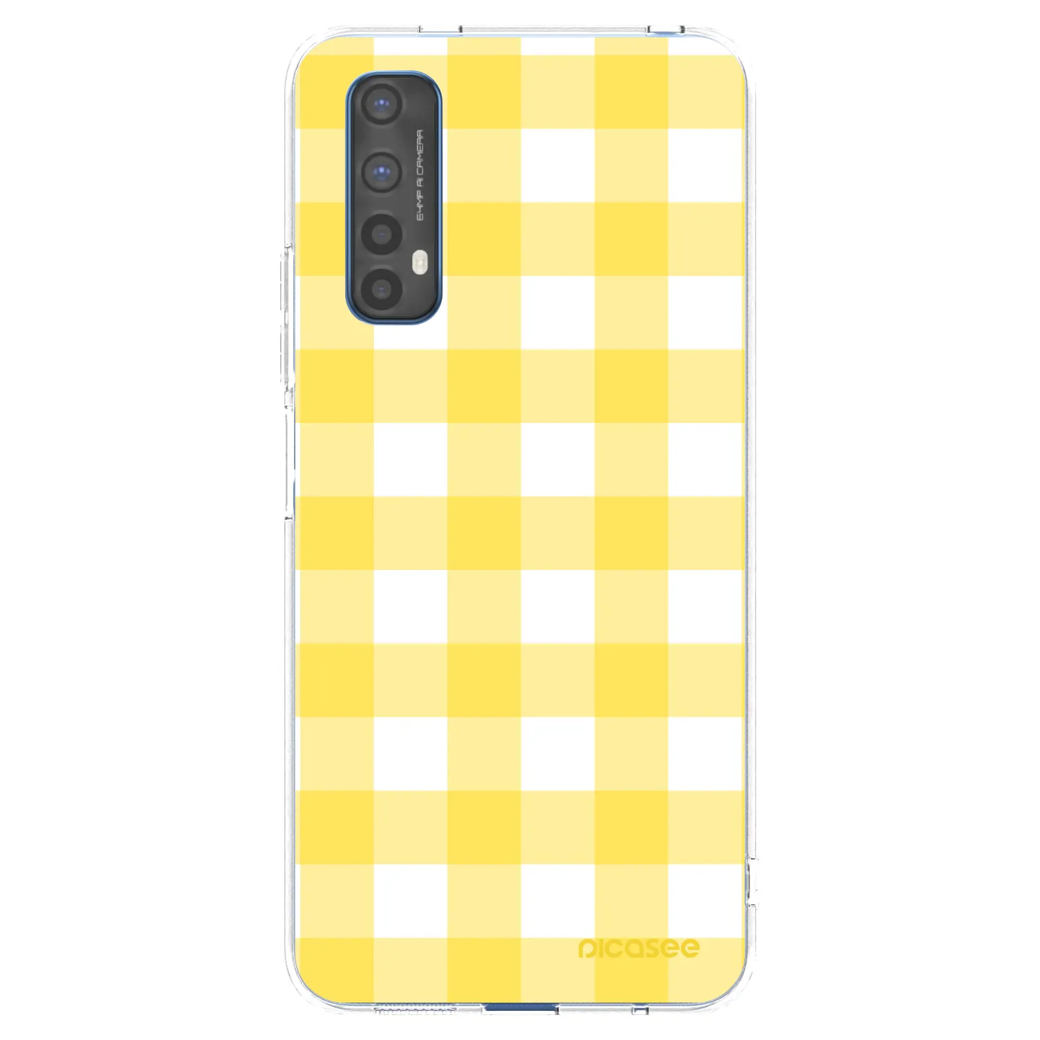 Picasee διαφανής θήκη σιλικόνης Realme 7 - Gride lemon