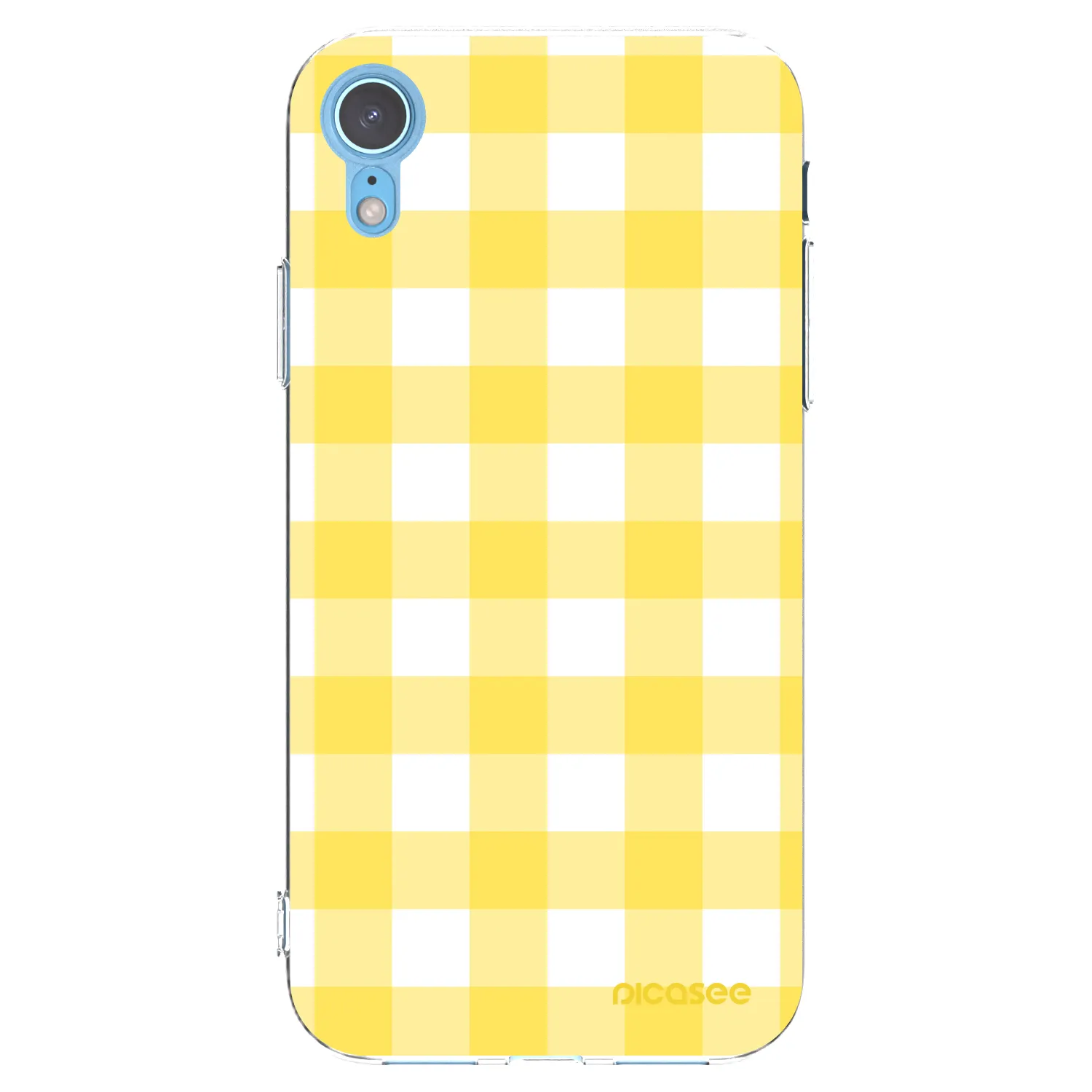 Picasee διαφανής θήκη σιλικόνης Apple iPhone XR - Gride lemon