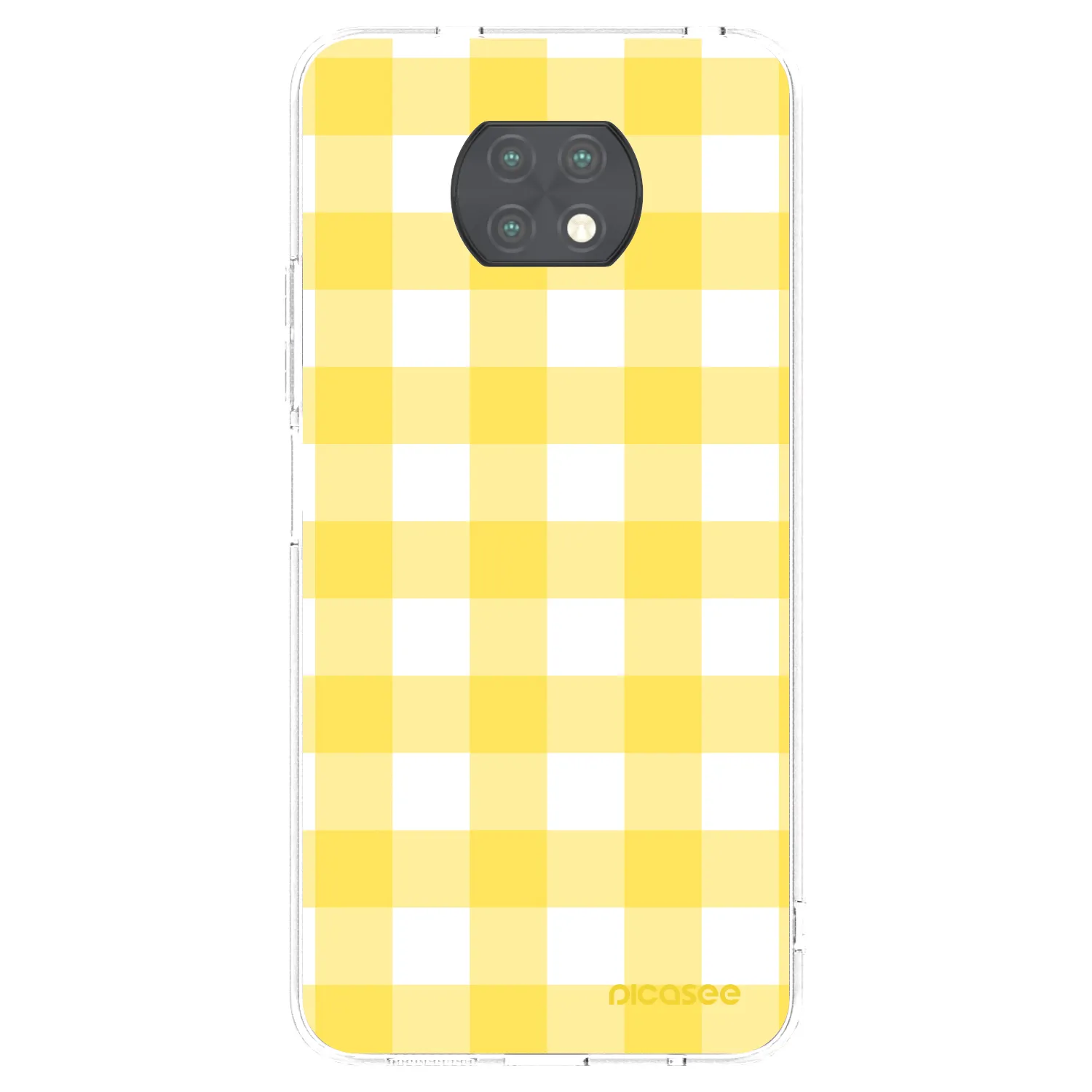 Picasee διαφανής θήκη σιλικόνης Xiaomi Redmi Note 9T - Gride lemon