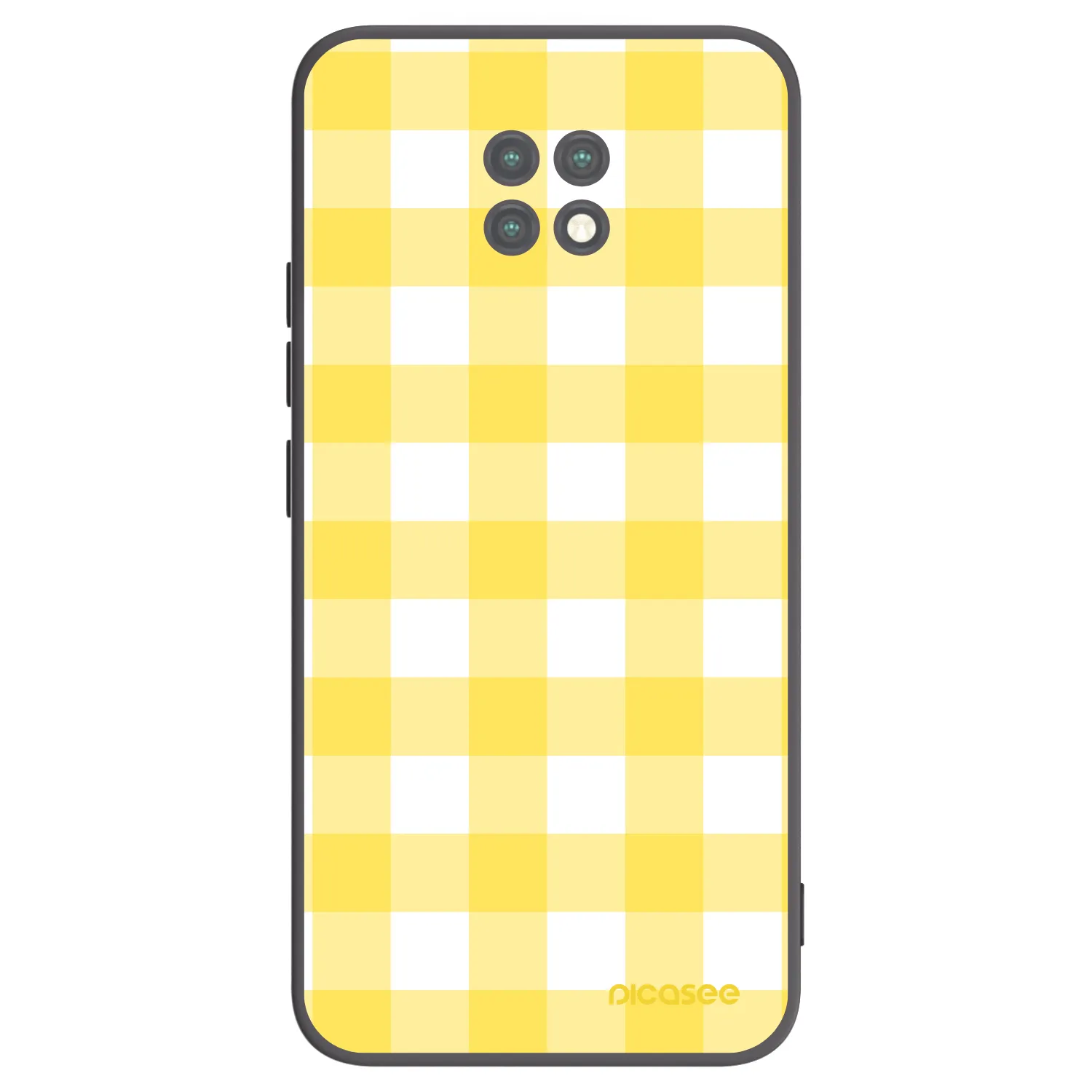 Picasee Μαύρη θήκη σιλικόνης για Xiaomi Redmi Note 9T - Gride lemon
