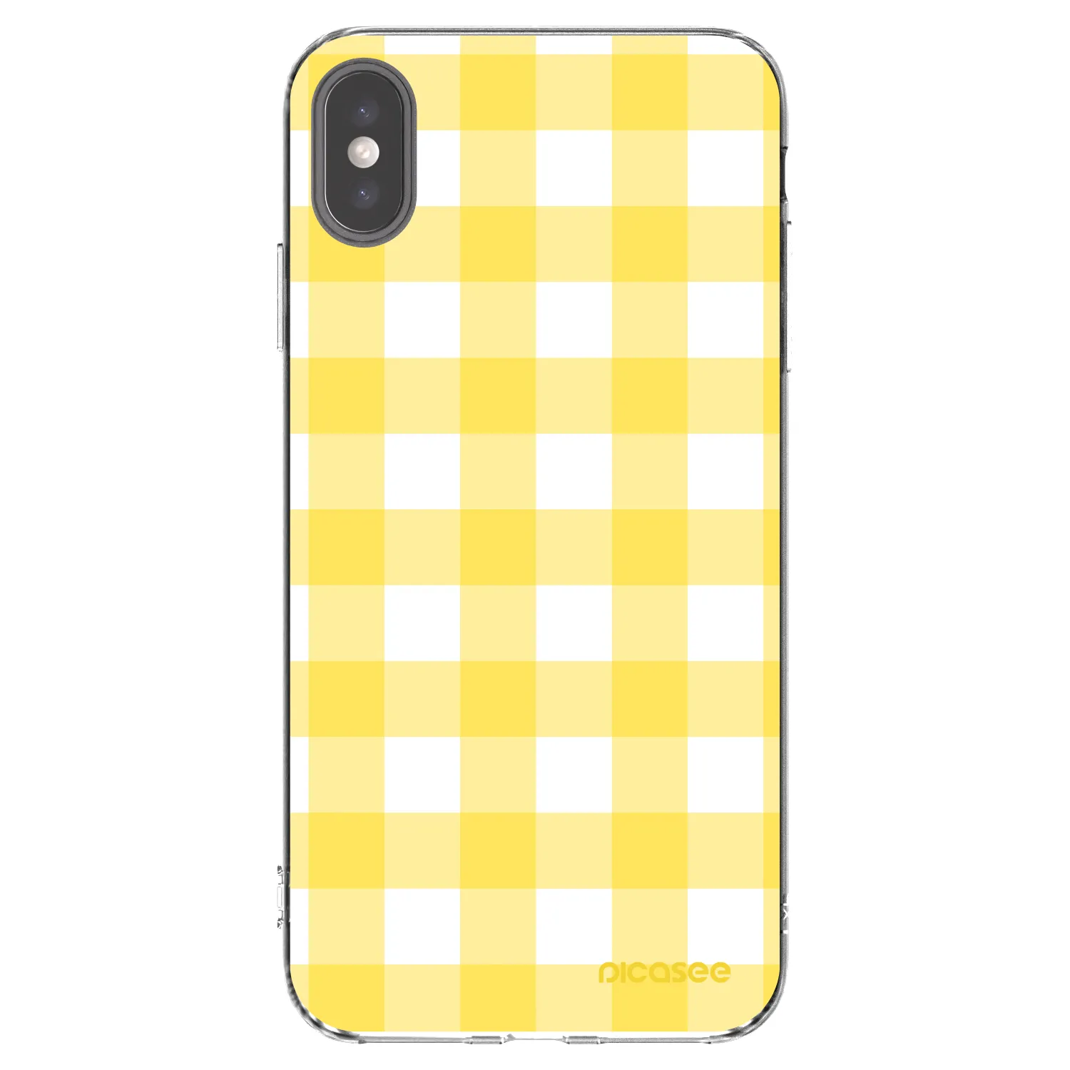Picasee διαφανής θήκη σιλικόνης Apple iPhone XS Max - Gride lemon