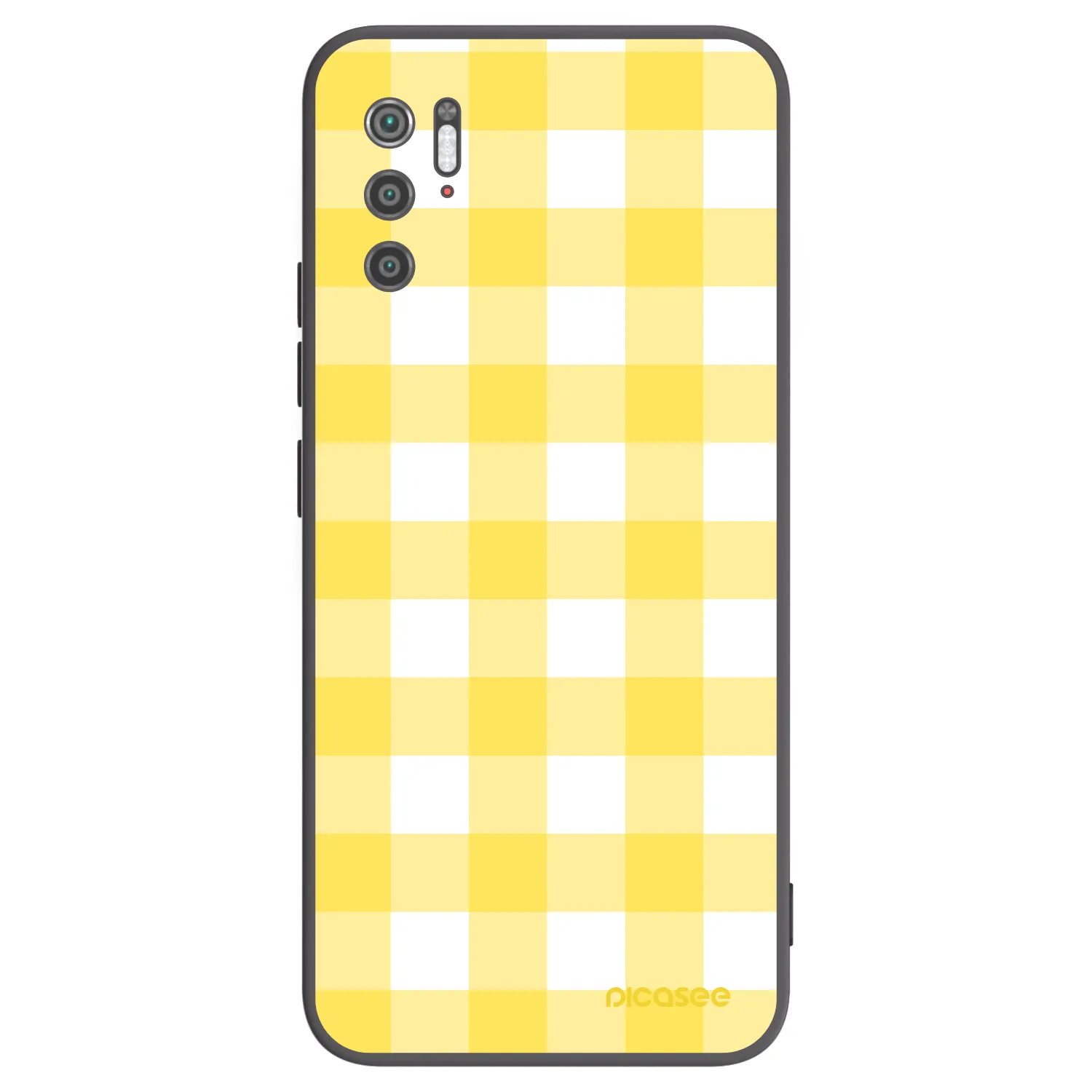 Picasee Μαύρη θήκη σιλικόνης για Xiaomi Poco M3 Pro 5G - Gride lemon