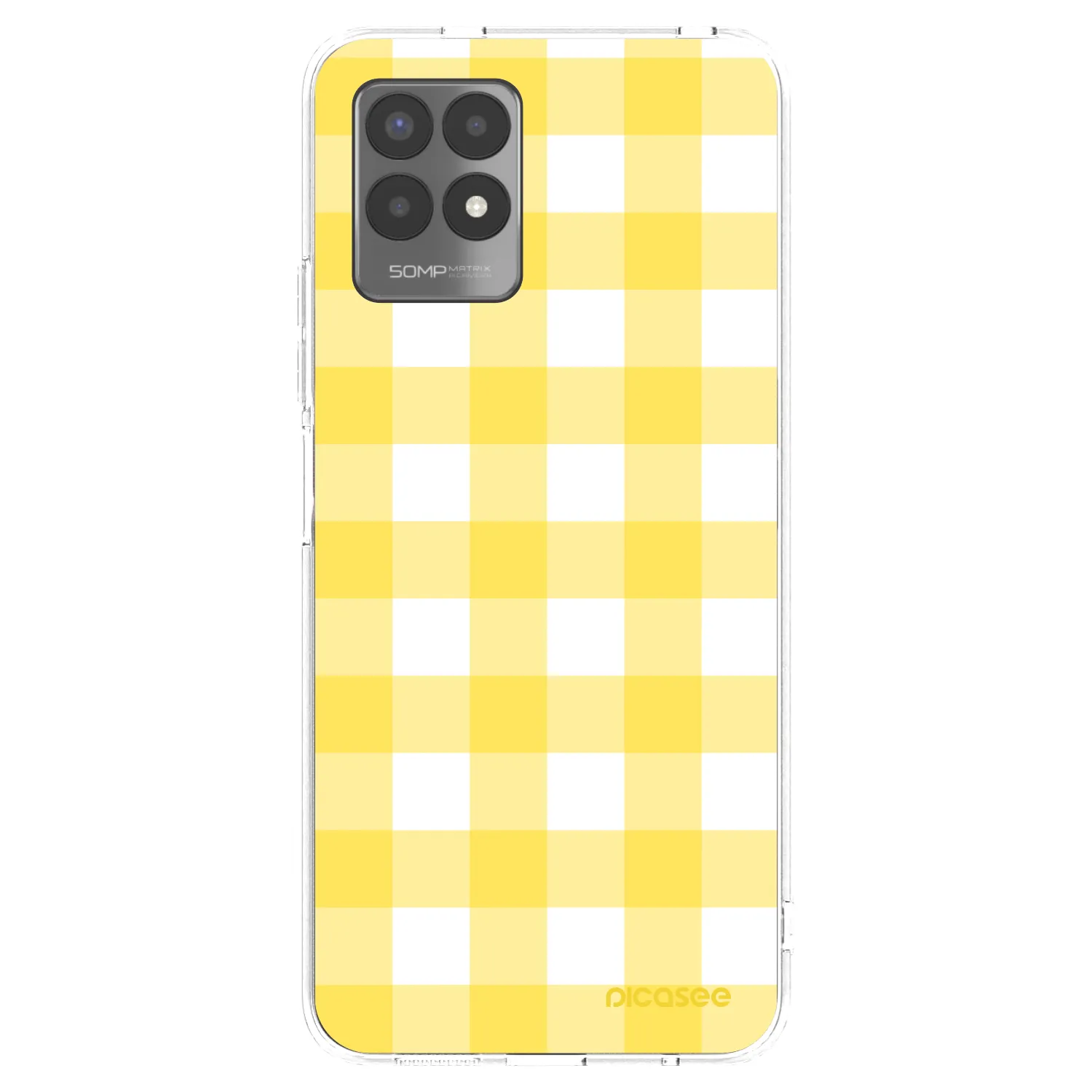 Picasee διαφανής θήκη σιλικόνης Realme 8i - Gride lemon