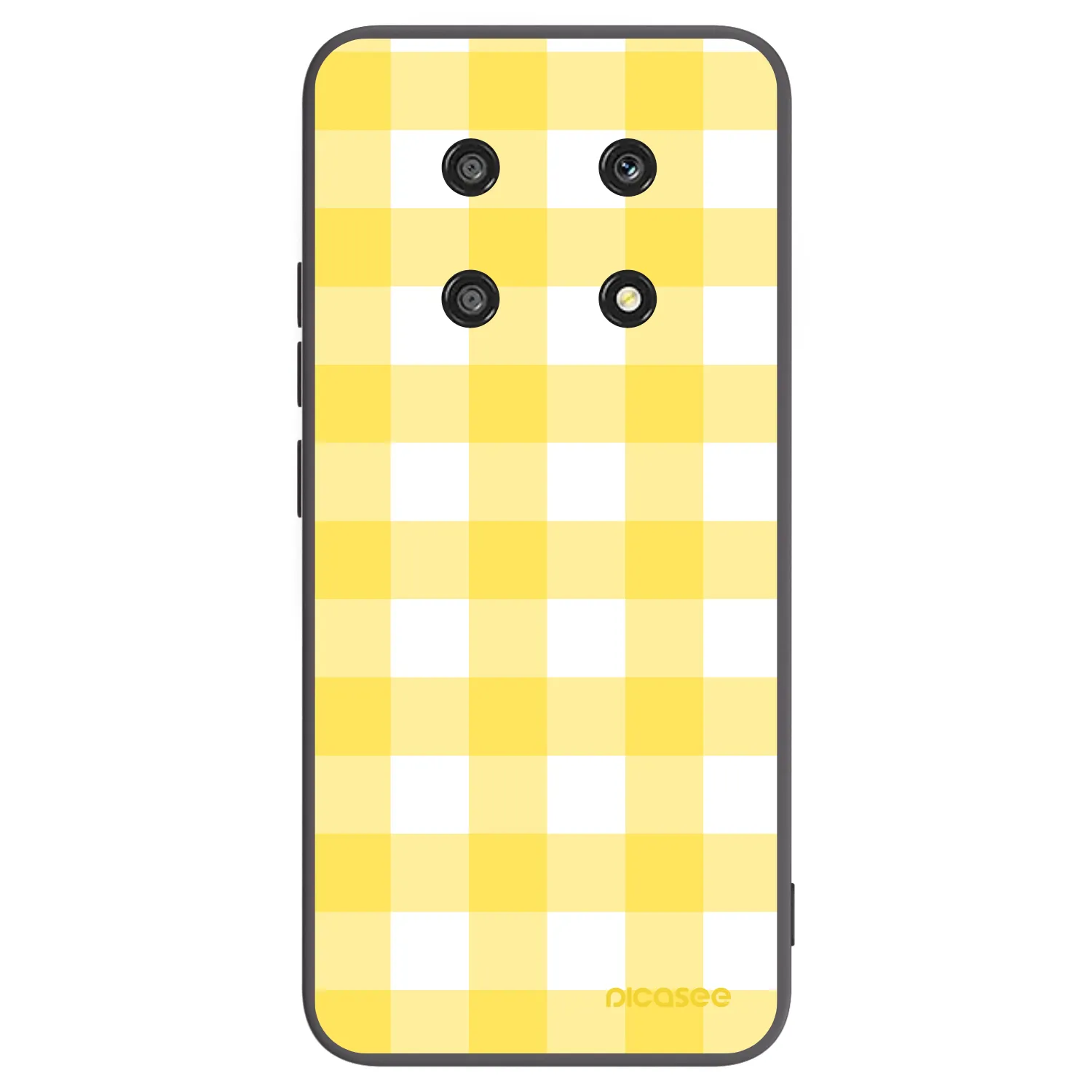 Picasee Μαύρη θήκη σιλικόνης για Honor Magic4 Lite 5G - Gride lemon