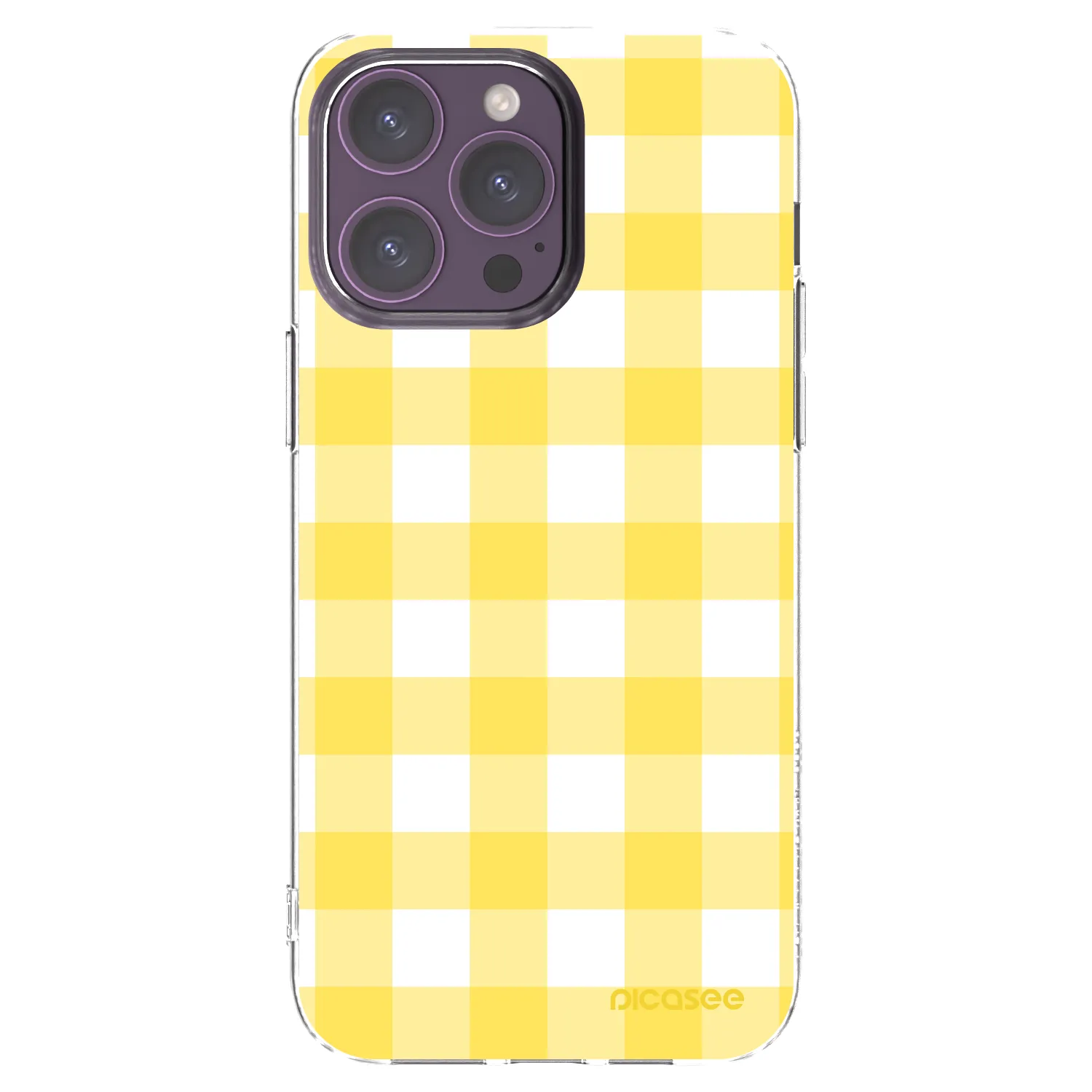 Picasee διαφανής θήκη σιλικόνης Apple iPhone 14 Pro Max - Gride lemon