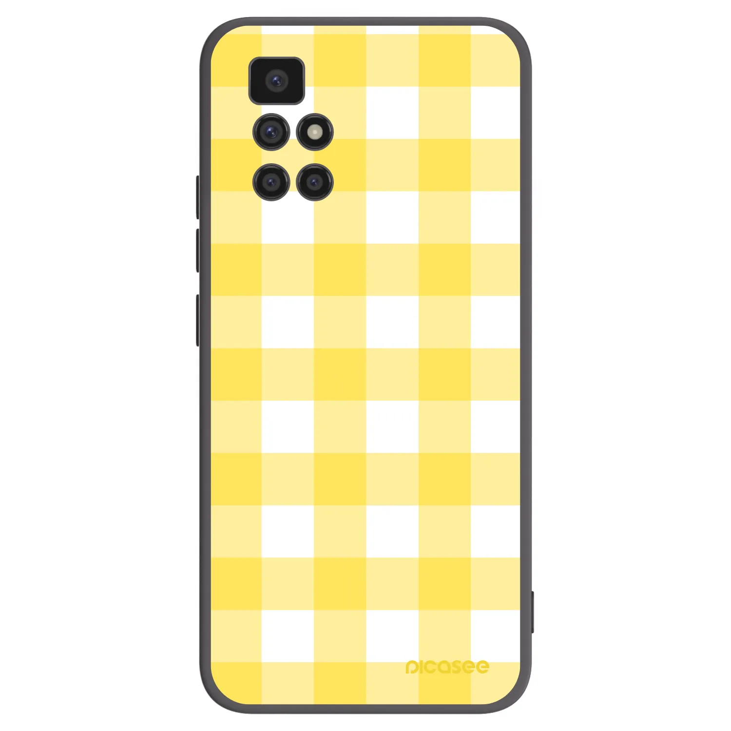 Picasee Μαύρη θήκη σιλικόνης για Xiaomi Redmi 10 (2022) - Gride lemon