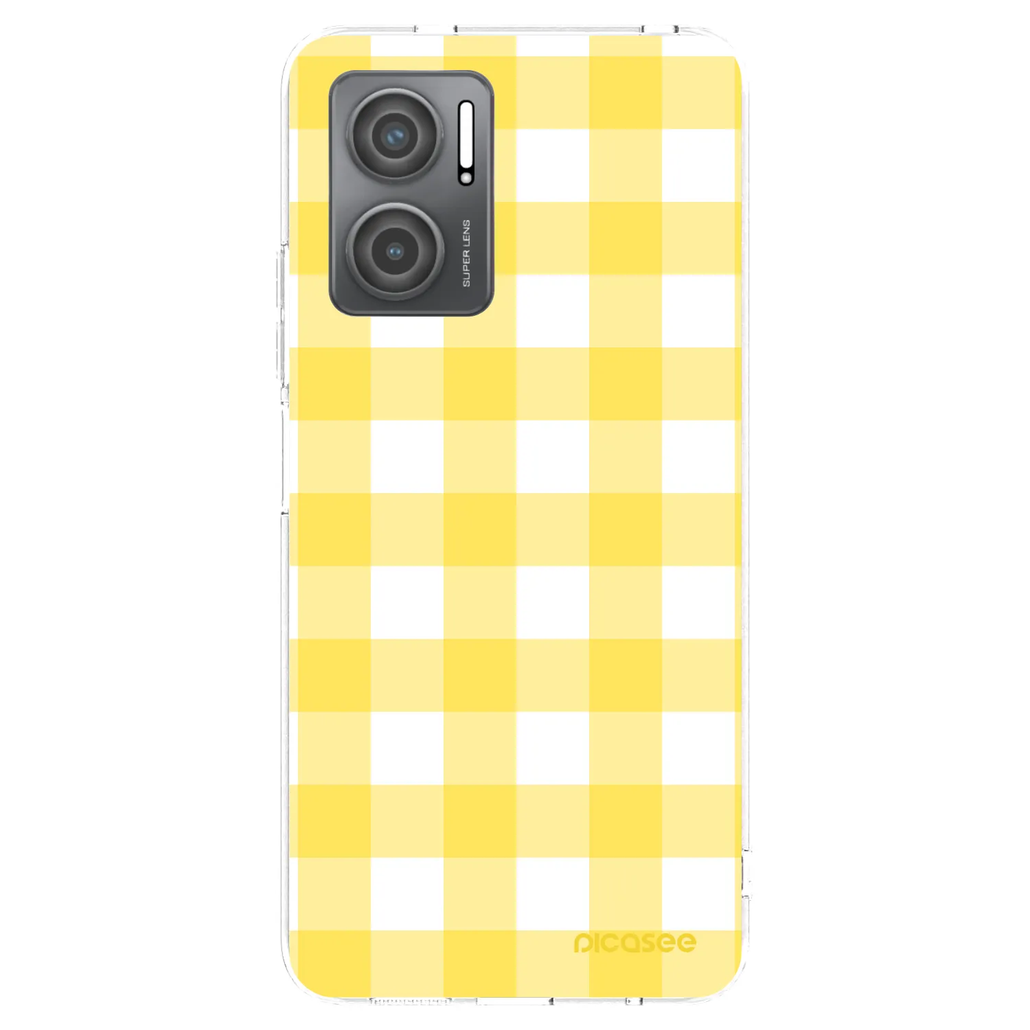 Picasee διαφανής θήκη σιλικόνης Xiaomi Redmi 10 5G - Gride lemon