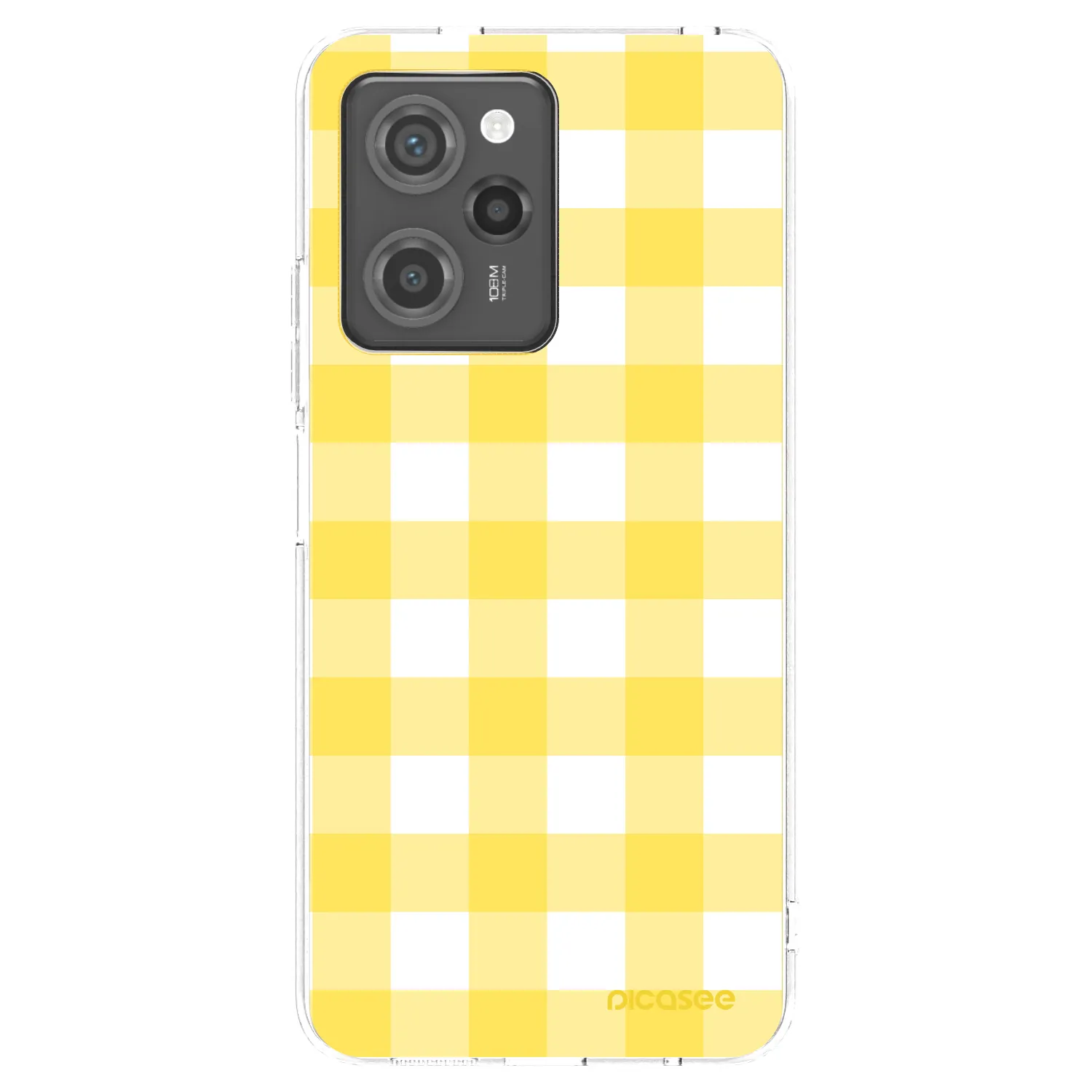 Picasee Μαύρη θήκη σιλικόνης για Xiaomi Poco X5 Pro - Gride lemon