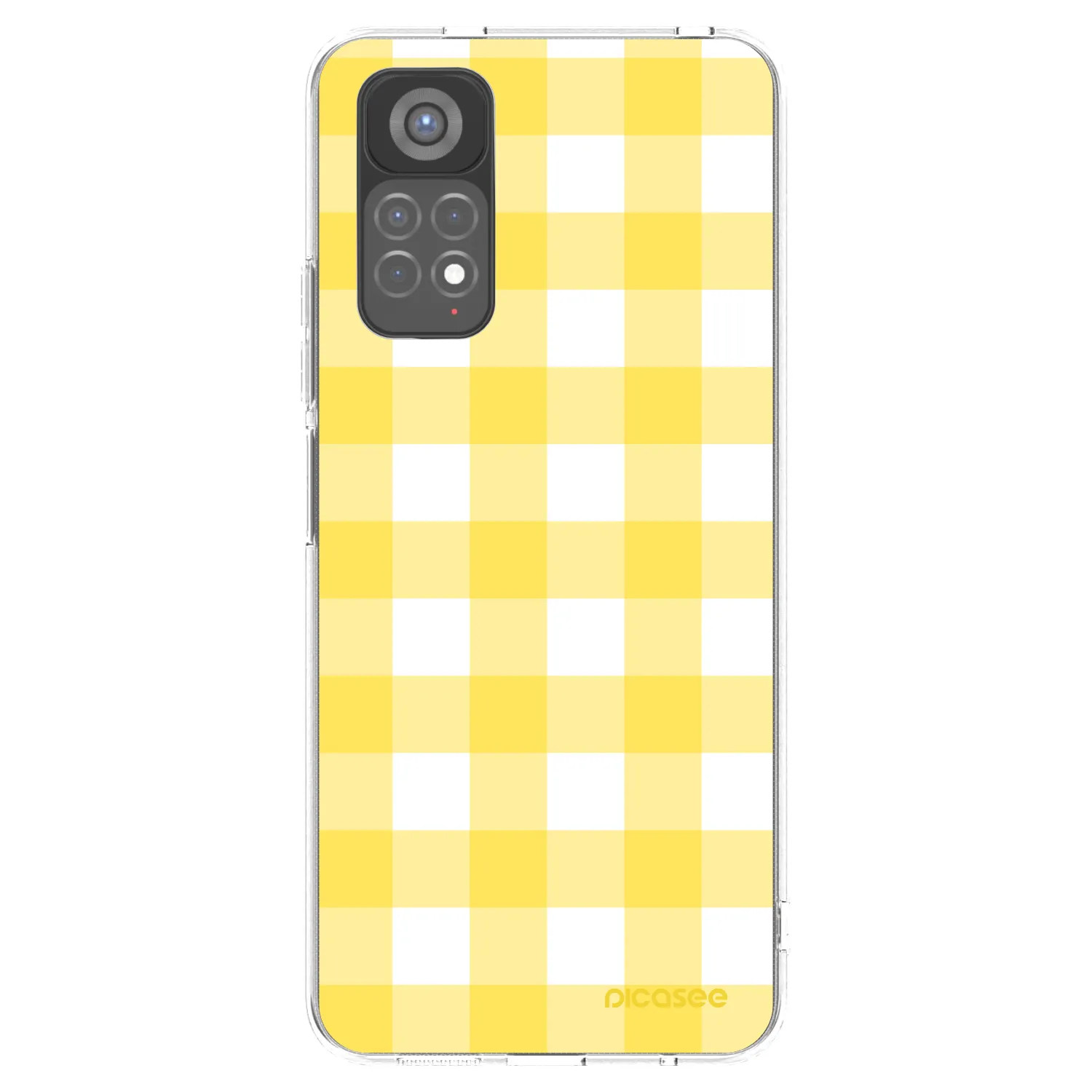Picasee διαφανής θήκη σιλικόνης Xiaomi Redmi Note 11S 5G - Gride lemon
