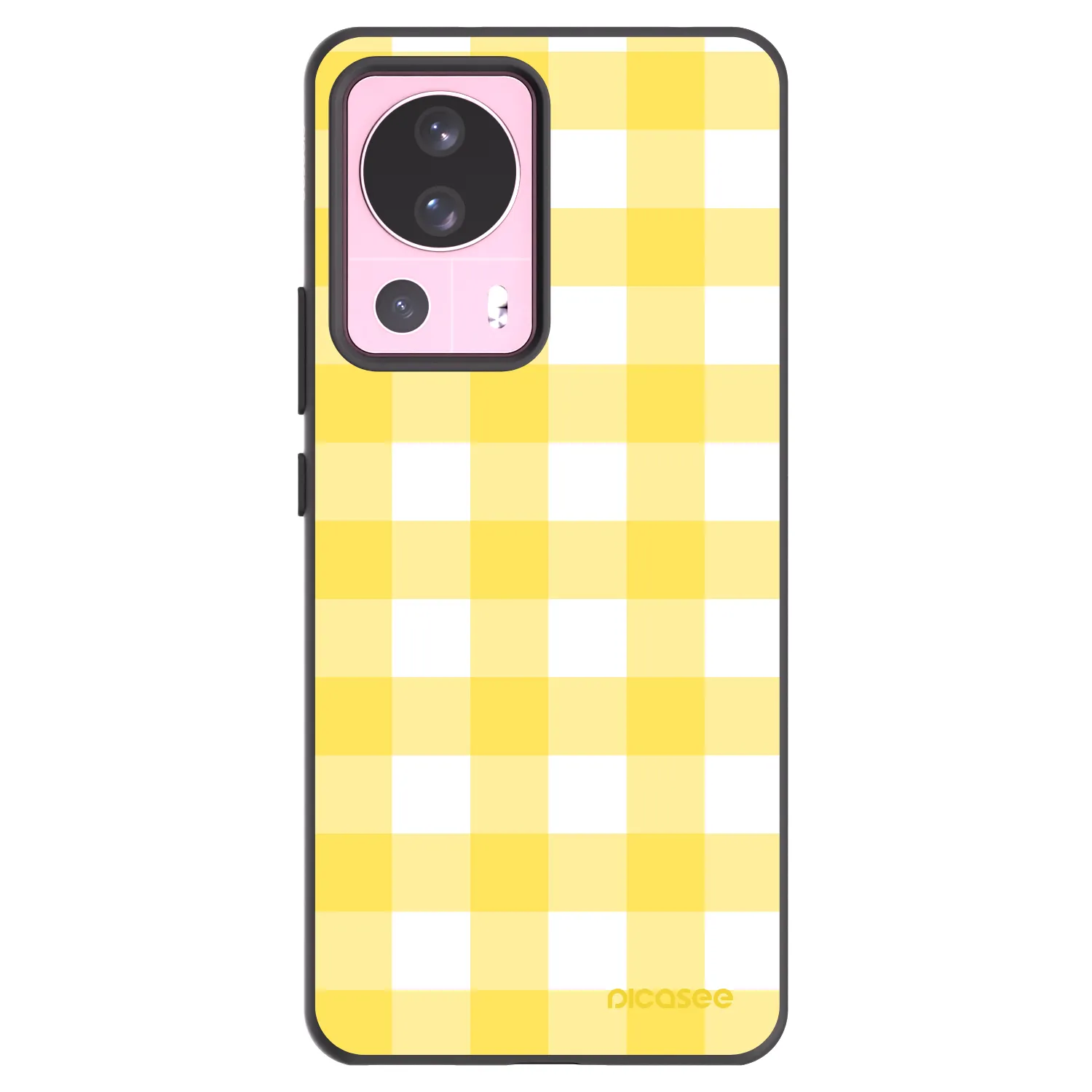 Picasee Μαύρη θήκη σιλικόνης για Xiaomi 13 Lite - Gride lemon