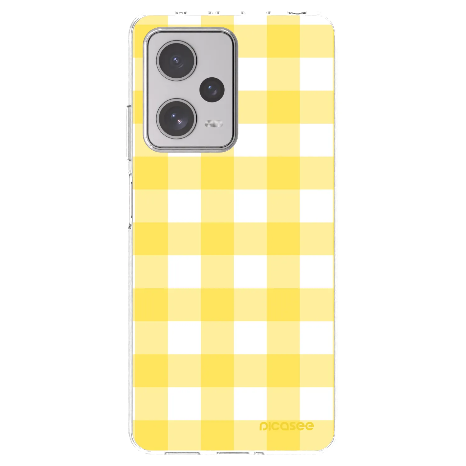 Picasee διαφανής θήκη σιλικόνης Xiaomi Redmi Note 12 Pro+ 5G - Gride lemon