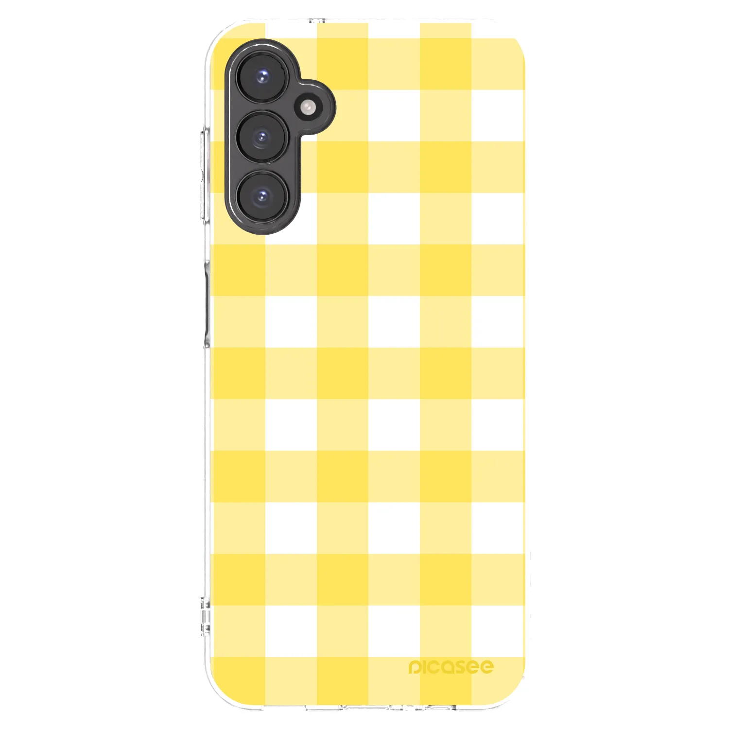 Picasee διαφανής θήκη σιλικόνης Samsung Galaxy A14 4G A145R - Gride lemon