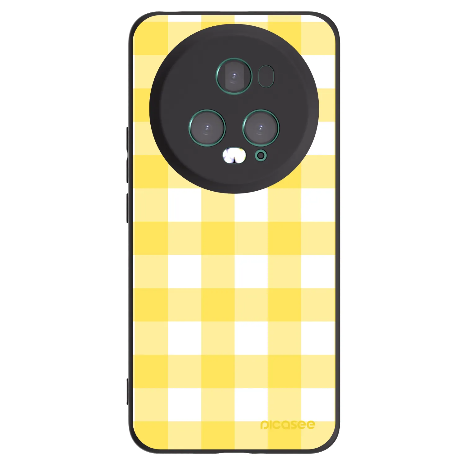 Picasee Μαύρη θήκη σιλικόνης για Honor Magic5 Pro - Gride lemon