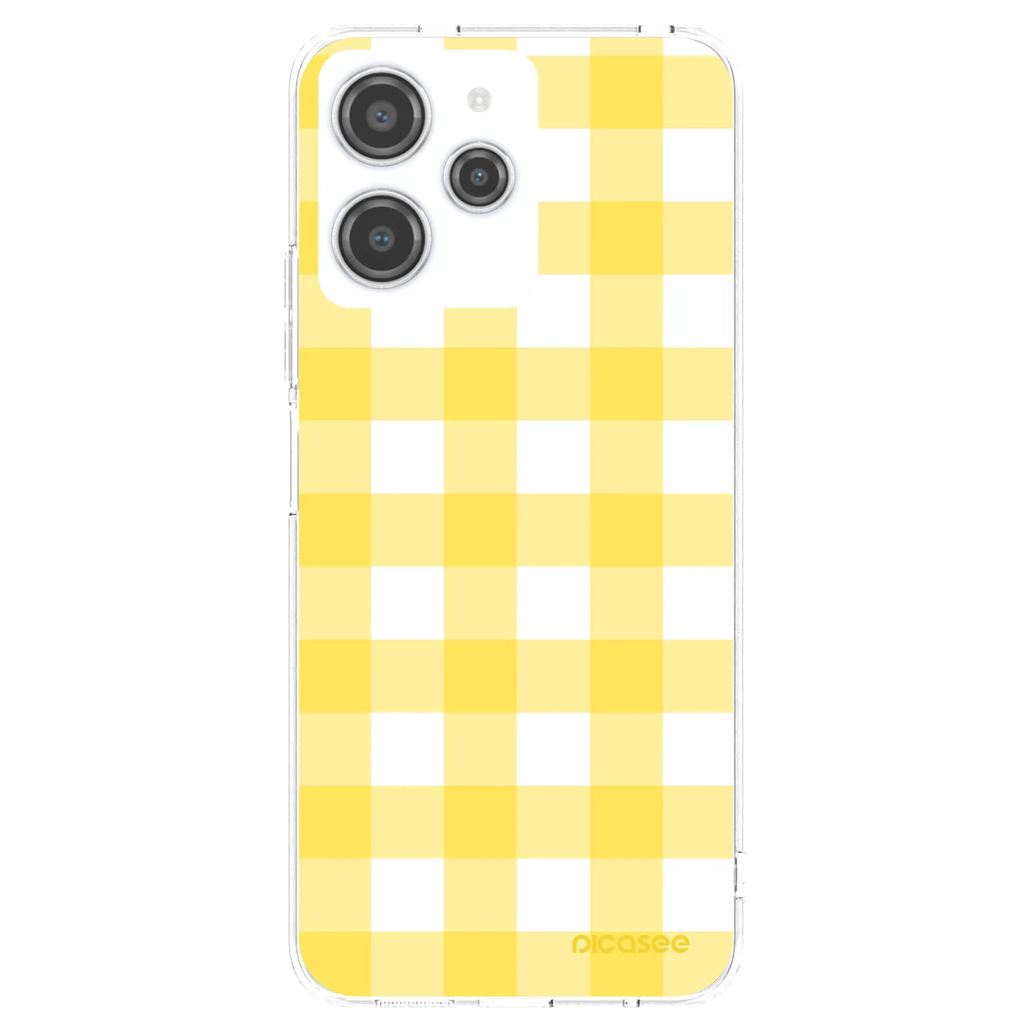 Picasee διαφανής θήκη σιλικόνης Xiaomi Redmi 12 4G - Gride lemon