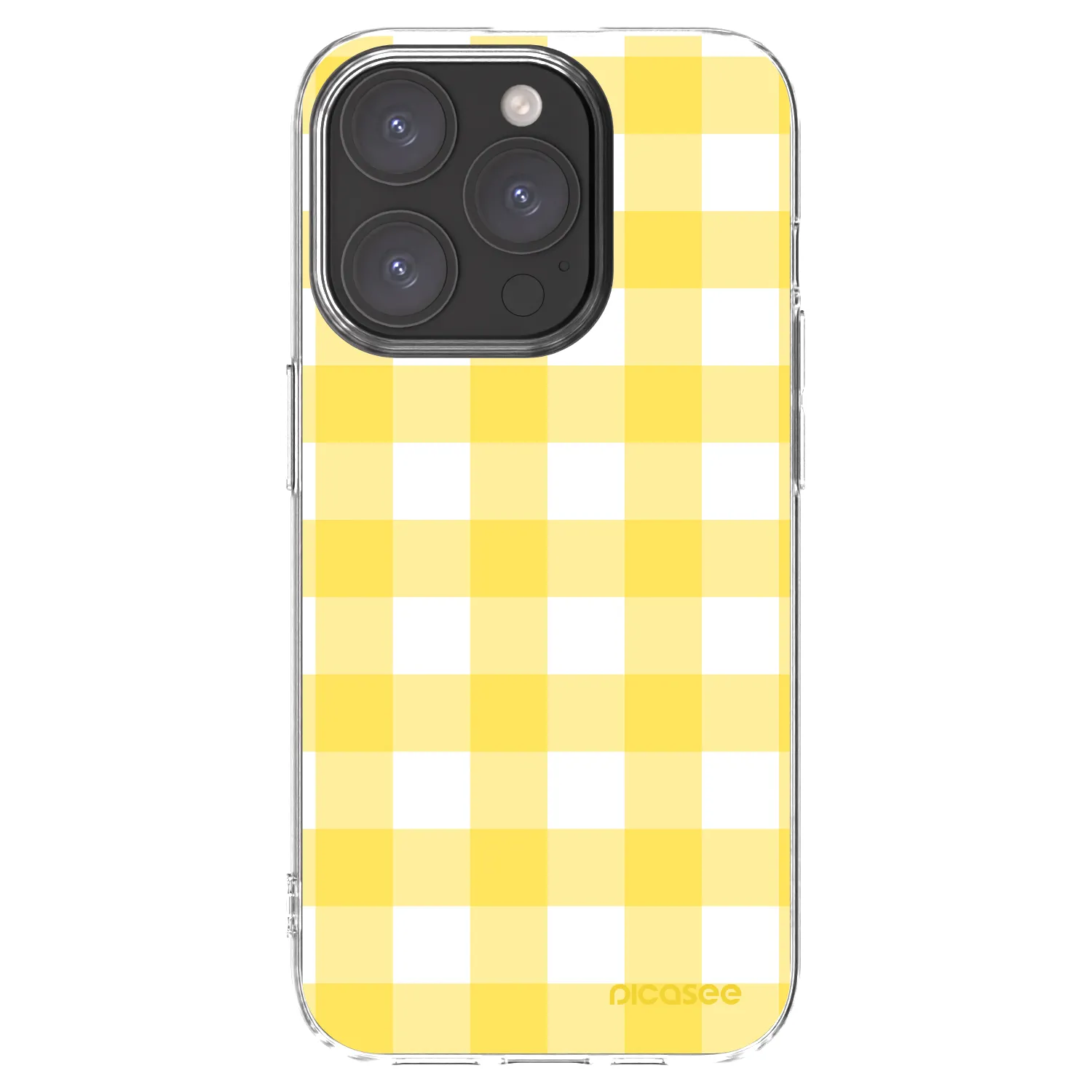 Picasee διαφανής θήκη σιλικόνης Apple iPhone 15 Pro - Gride lemon