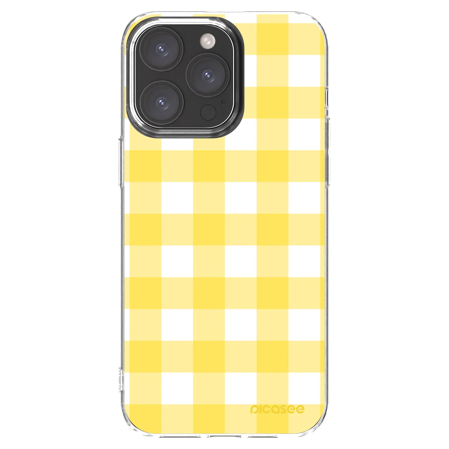 Picasee διαφανής θήκη σιλικόνης Apple iPhone 15 Pro Max - Gride lemon