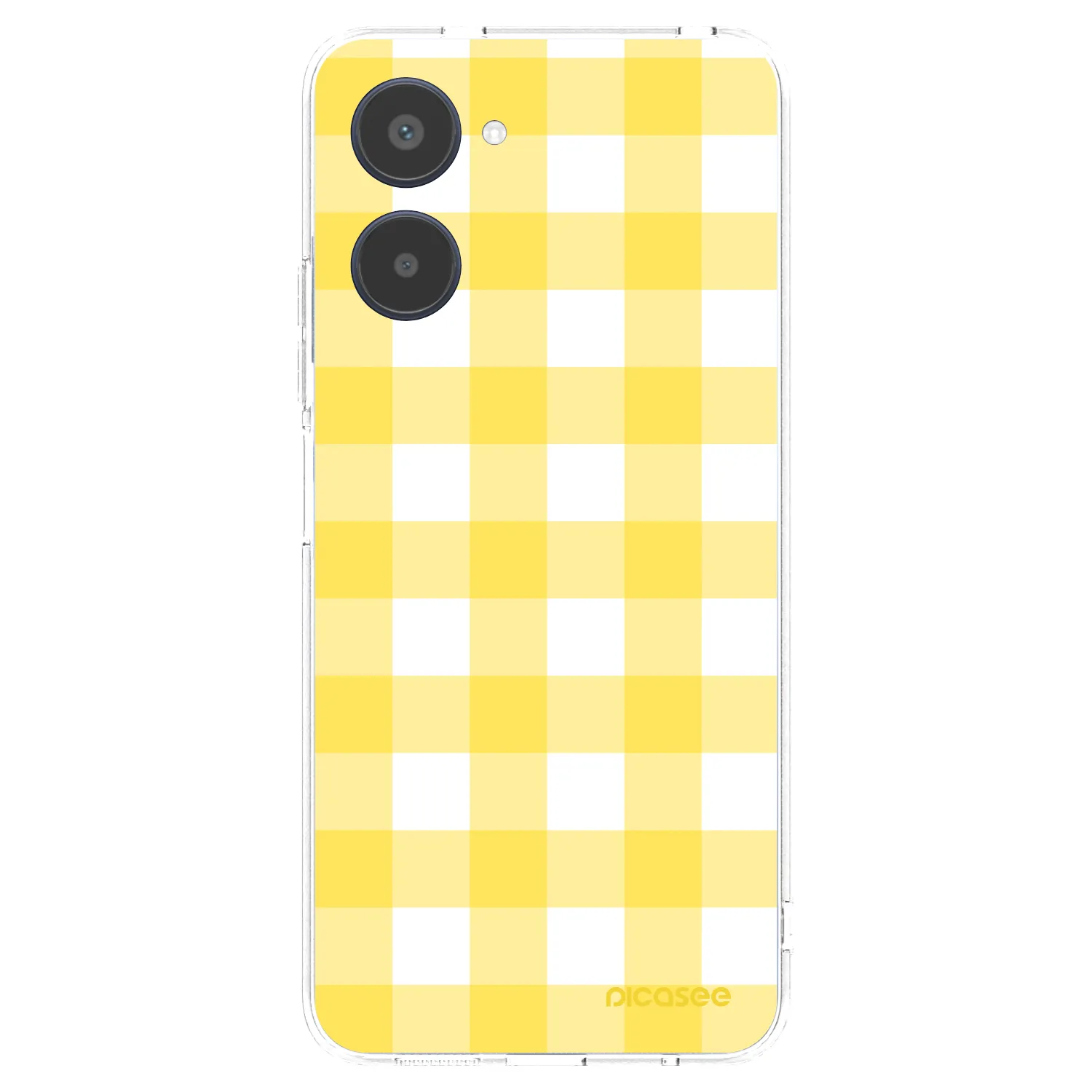Picasee διαφανής θήκη σιλικόνης Realme 10 4G - Gride lemon