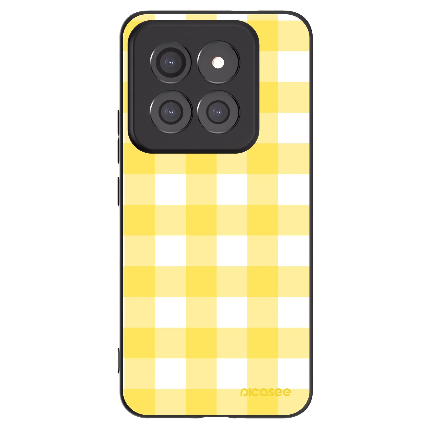 Picasee Μαύρη θήκη σιλικόνης για Xiaomi 14 Pro - Gride lemon