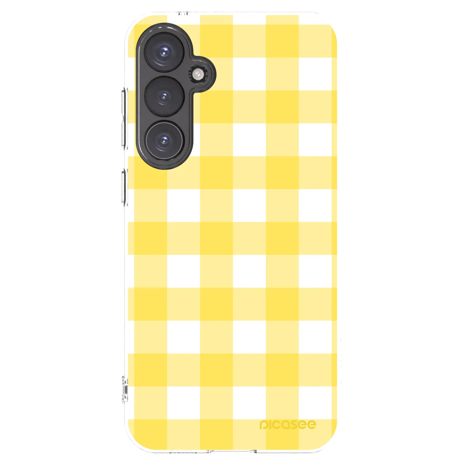 Picasee διαφανής θήκη σιλικόνης Samsung Galaxy S23 FE S711B - Gride lemon