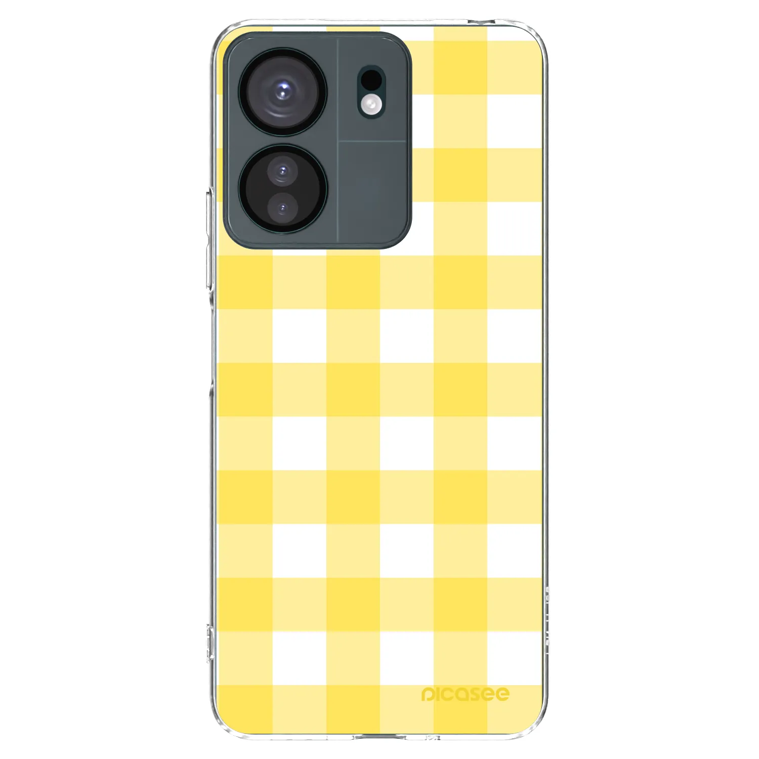 Picasee διαφανής θήκη σιλικόνης Xiaomi Redmi 13C 4G - Gride lemon