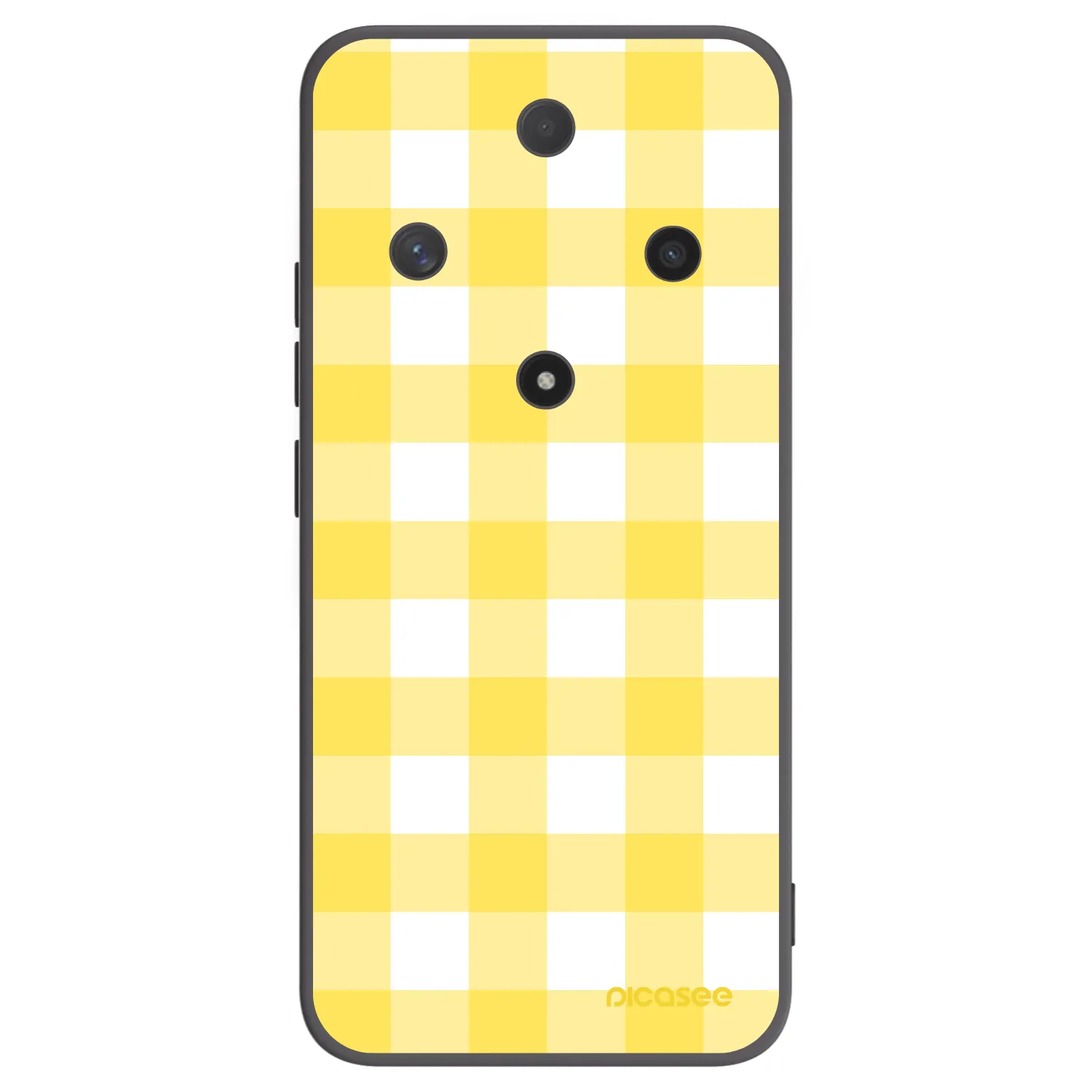 Picasee Μαύρη θήκη σιλικόνης για Honor Magic6 Lite 5G - Gride lemon