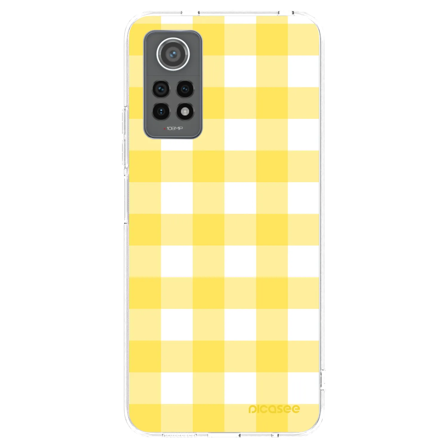 Picasee διαφανής θήκη σιλικόνης Xiaomi Redmi Note 12 Pro 4G - Gride lemon