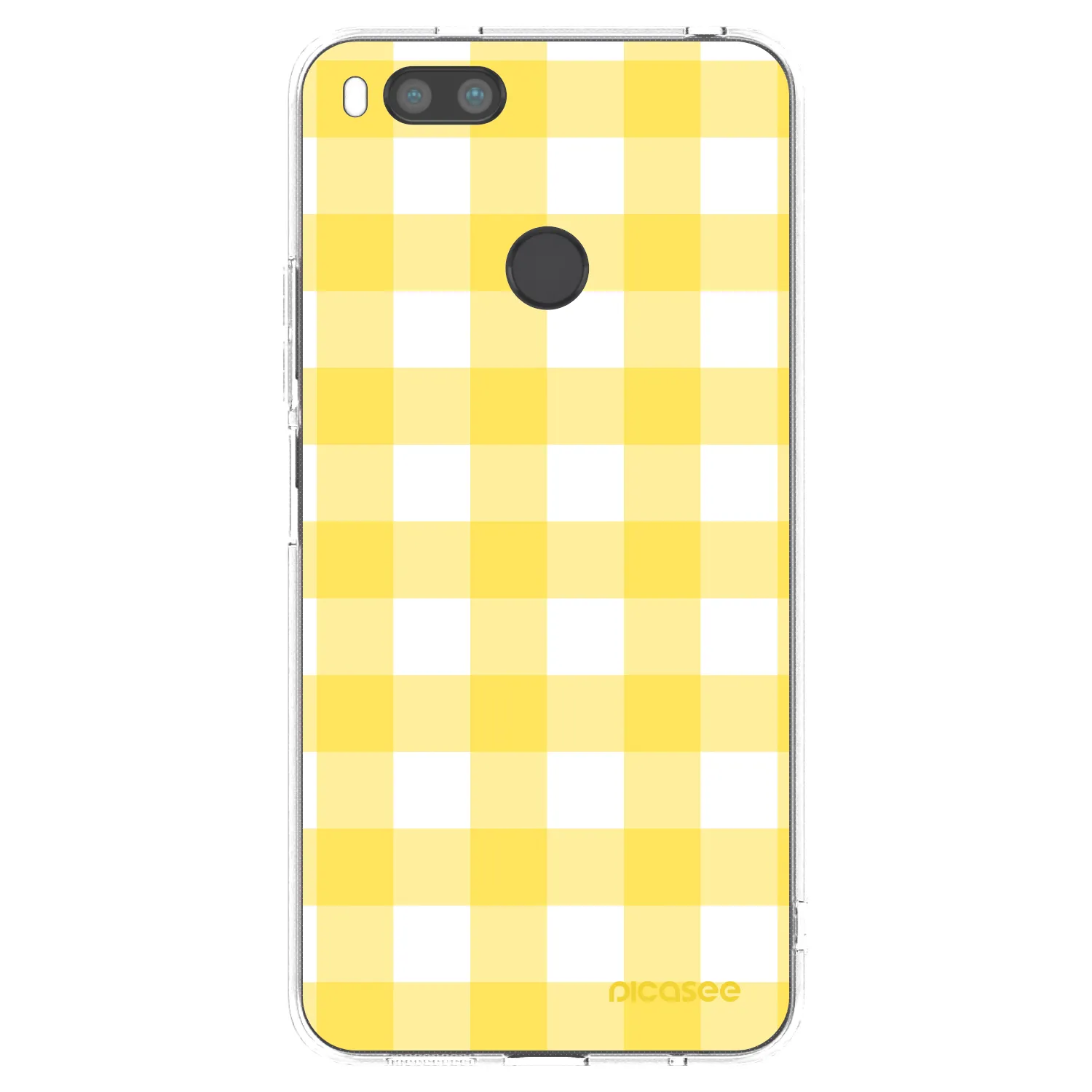 Picasee διαφανής θήκη σιλικόνης Xiaomi Mi A1 Global - Gride lemon