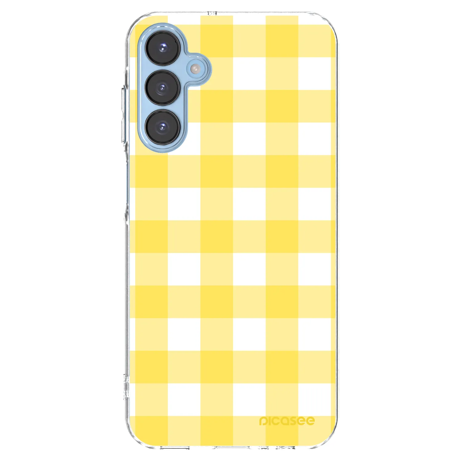 Picasee διαφανής θήκη σιλικόνης Samsung Galaxy A15 A156B 5G - Gride lemon