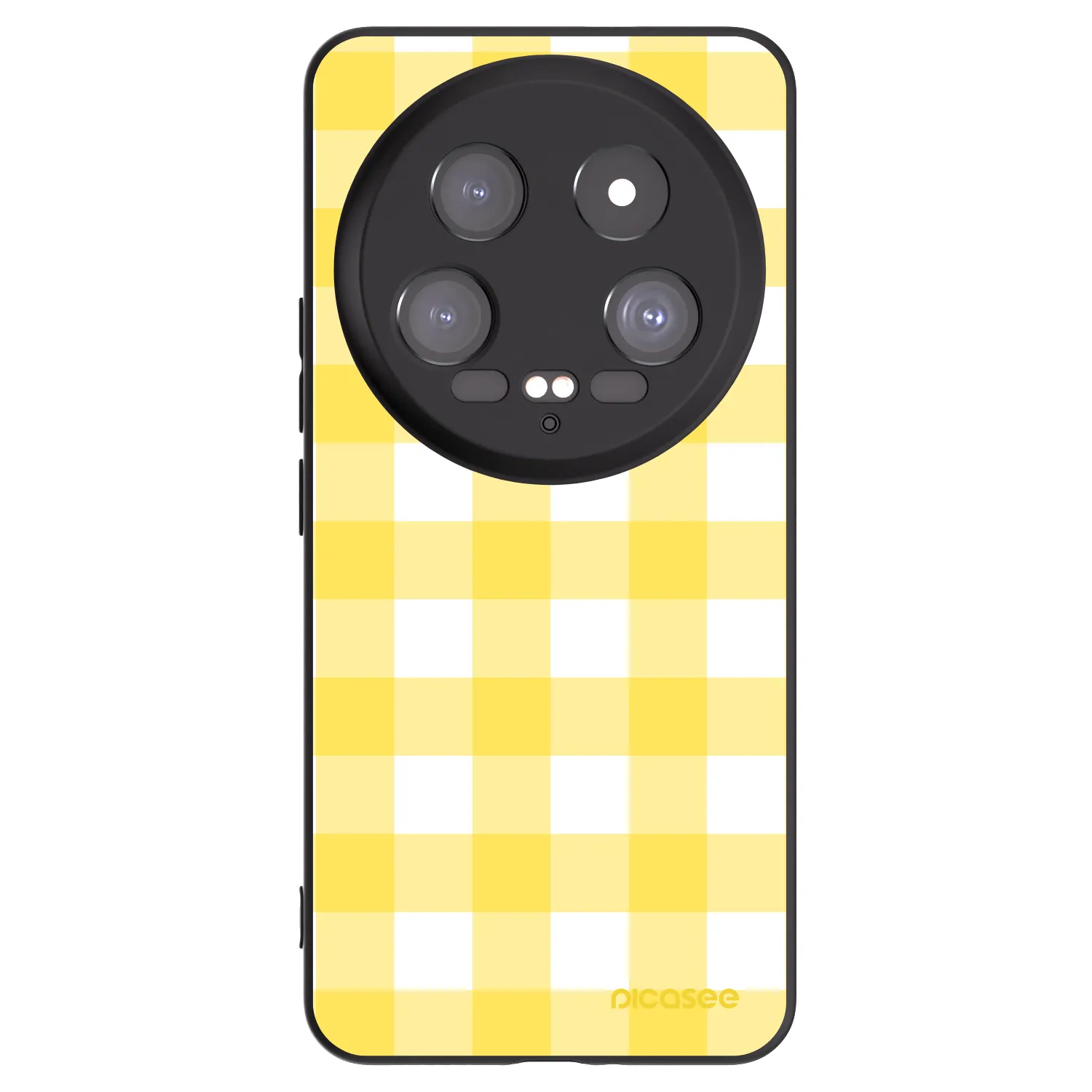 Picasee Μαύρη θήκη σιλικόνης για Xiaomi 14 Ultra - Gride lemon