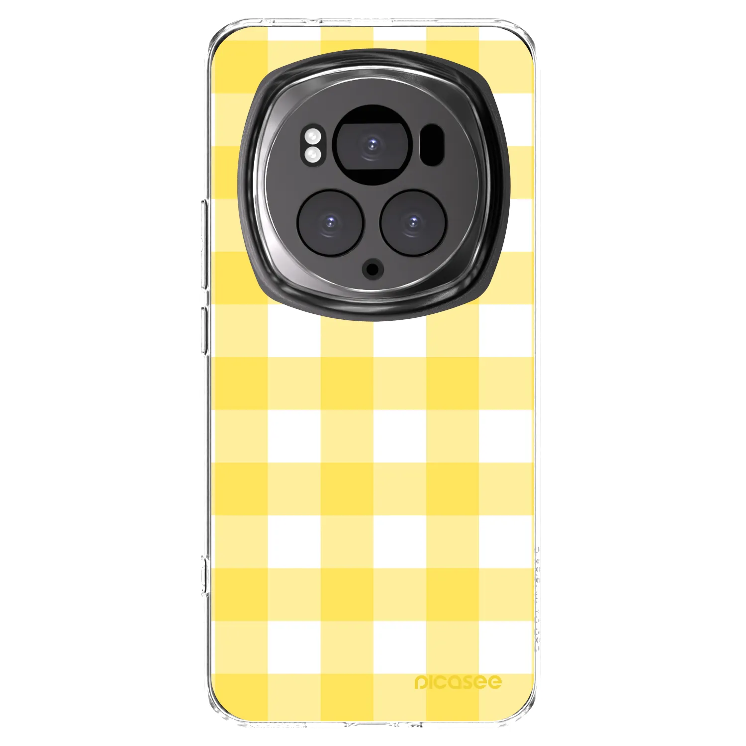 Picasee διαφανής θήκη σιλικόνης Honor Magic6 Pro - Gride lemon
