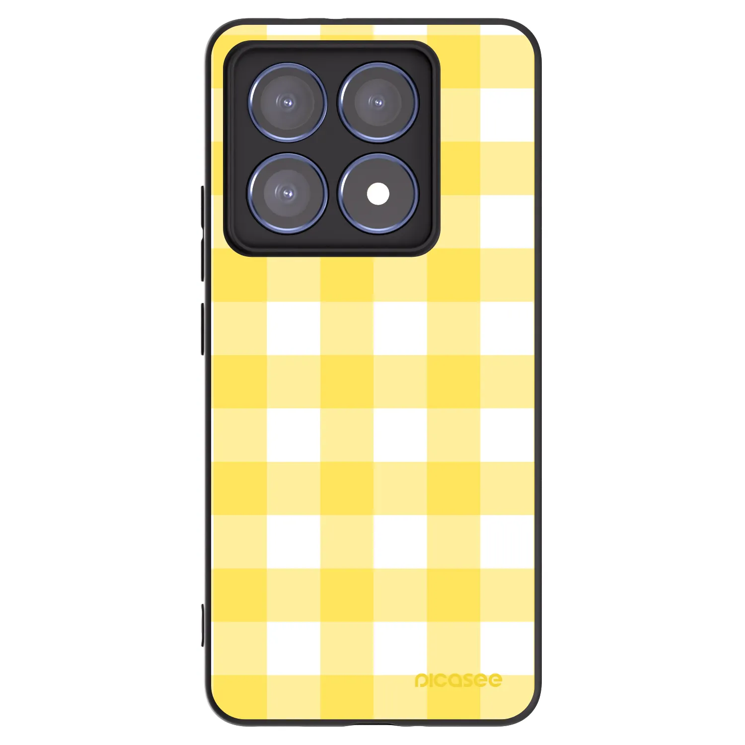 Picasee Μαύρη θήκη σιλικόνης για Xiaomi 14T Pro - Gride lemon