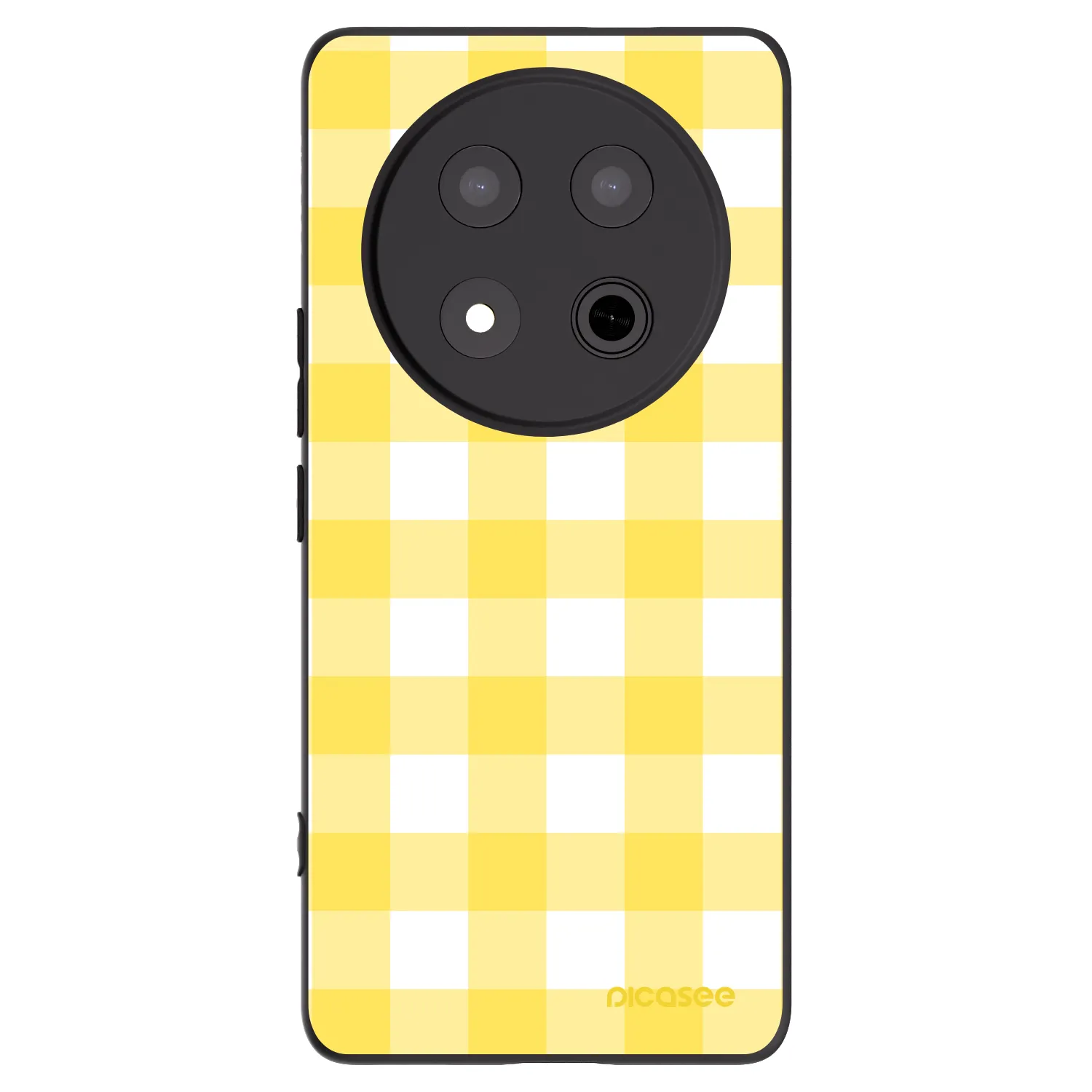 Picasee Μαύρη θήκη σιλικόνης για Honor Magic7 Lite 5G - Gride lemon