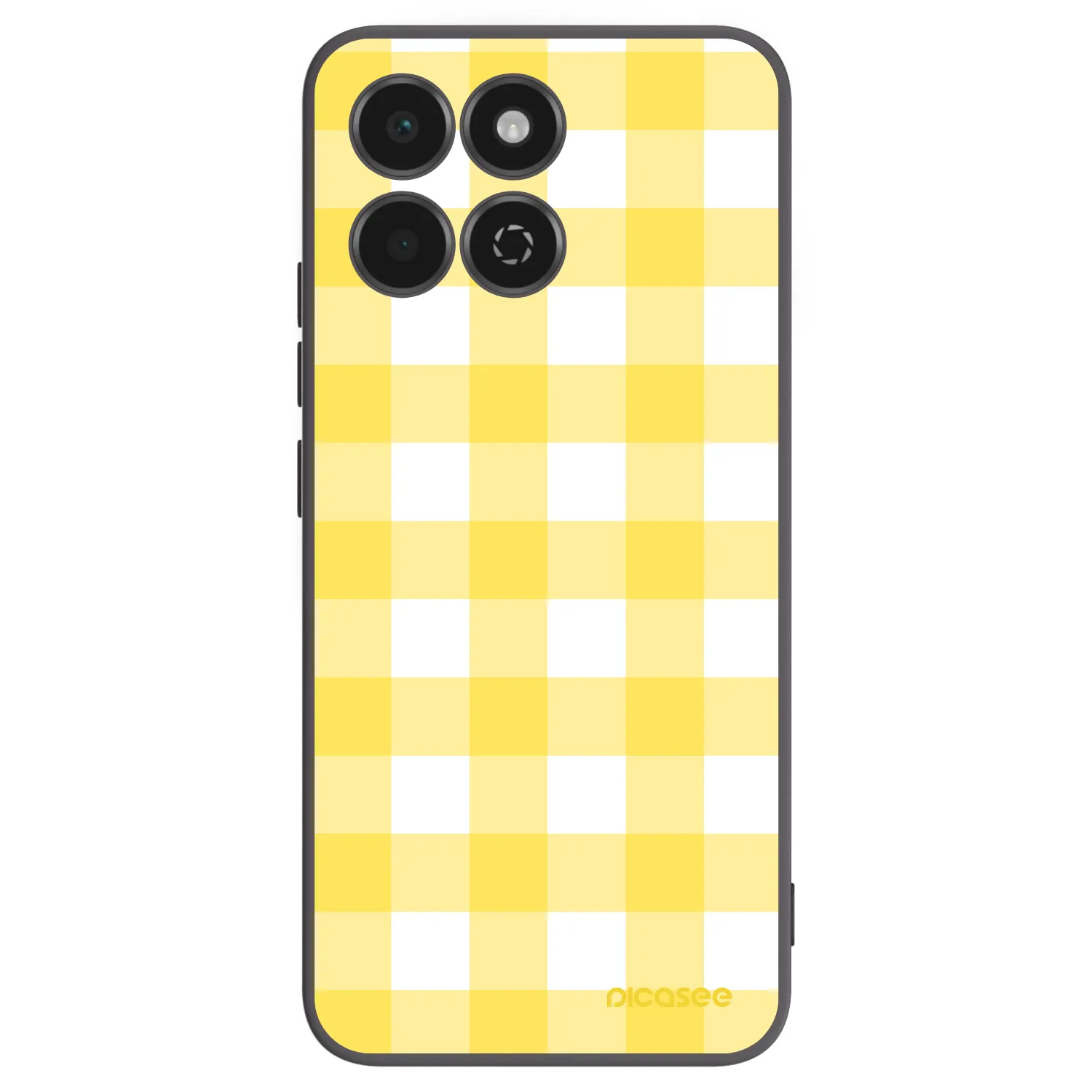 Picasee Μαύρη θήκη σιλικόνης για Honor 200 Smart 5G - Gride lemon