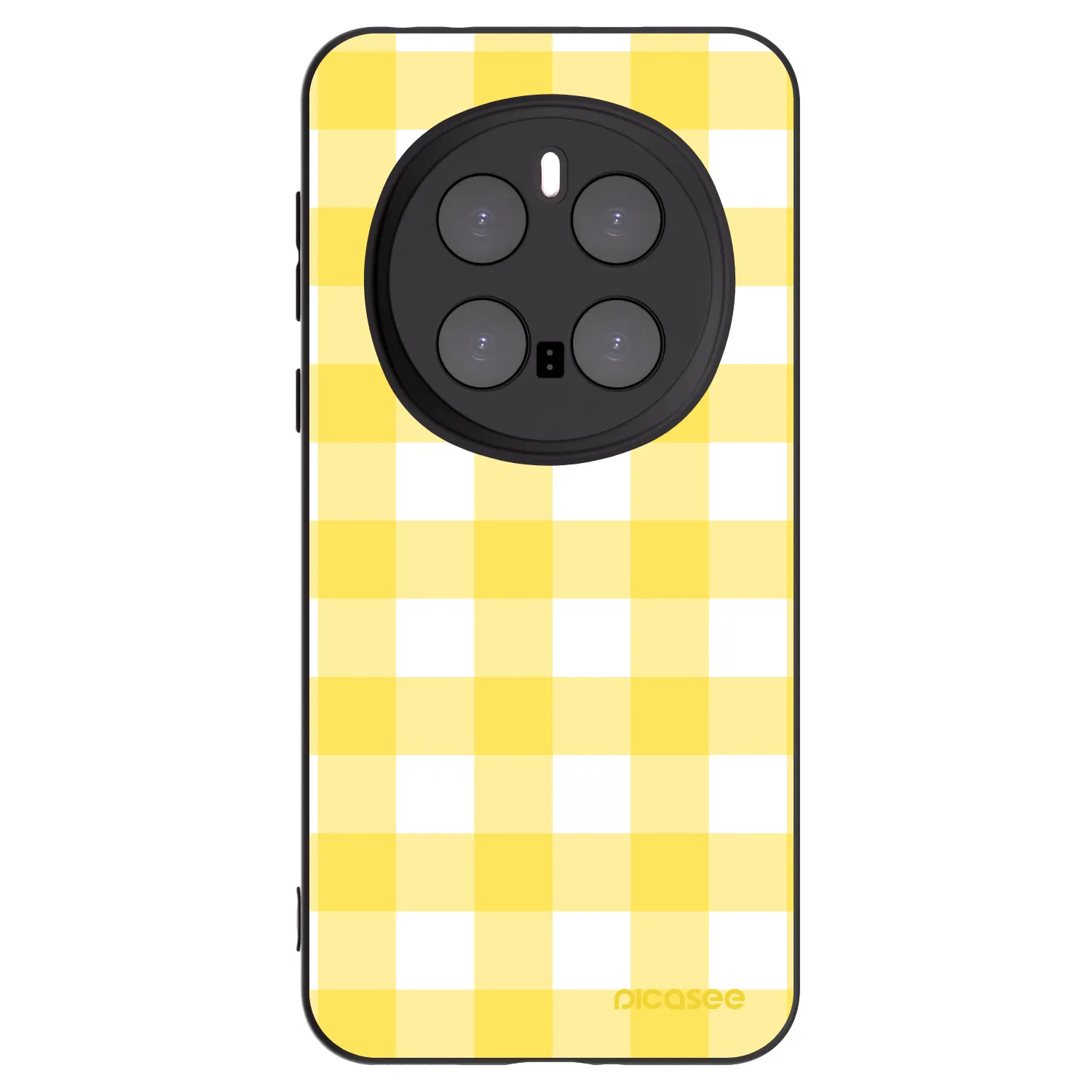 Picasee Μαύρη θήκη σιλικόνης για Honor Magic7 Pro 5G - Gride lemon