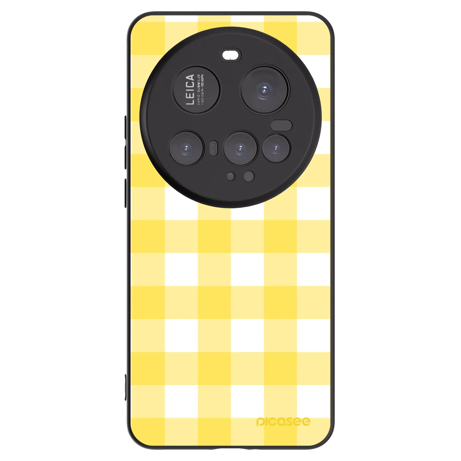 Picasee Μαύρη θήκη σιλικόνης για Xiaomi 15 Ultra - Gride lemon