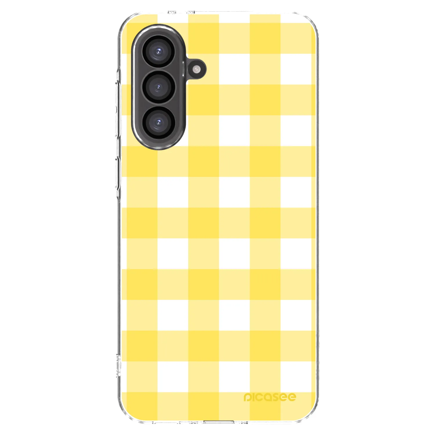 Picasee διαφανής θήκη σιλικόνης Samsung Galaxy A56 5G A566B - Gride lemon