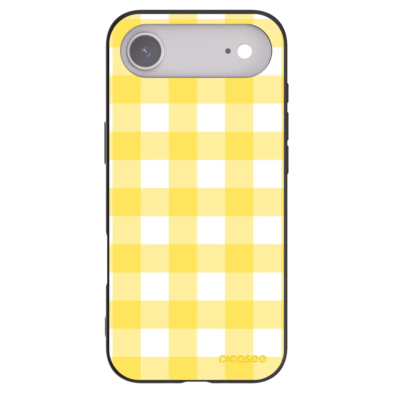 Picasee Μαύρη θήκη σιλικόνης για Apple iPhone Air - Gride lemon