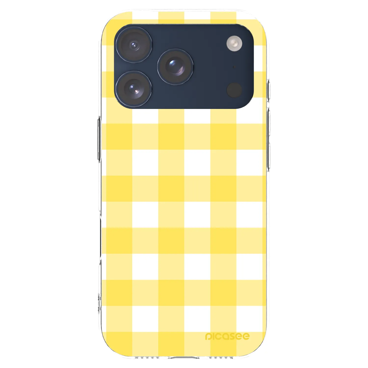 Picasee διαφανής θήκη σιλικόνης Apple iPhone 17 Pro - Gride lemon