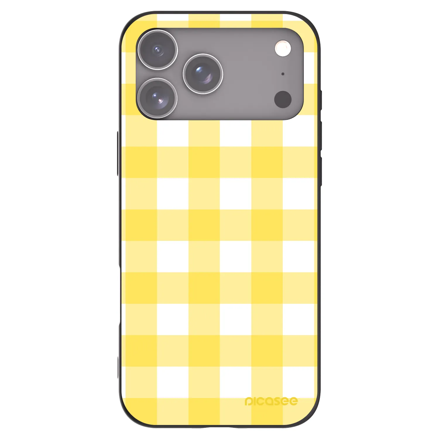 Picasee Μαύρη θήκη σιλικόνης για Apple iPhone 17 Pro Max - Gride lemon