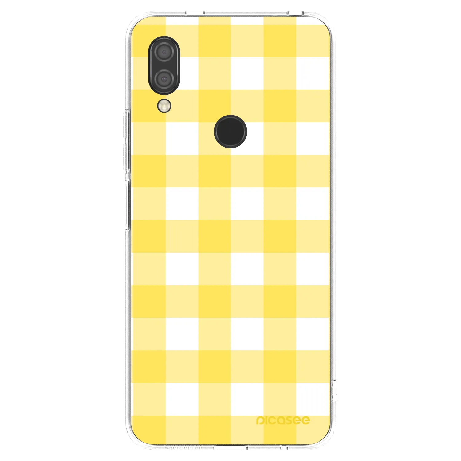 Picasee διαφανής θήκη σιλικόνης Xiaomi Redmi 7 - Gride lemon