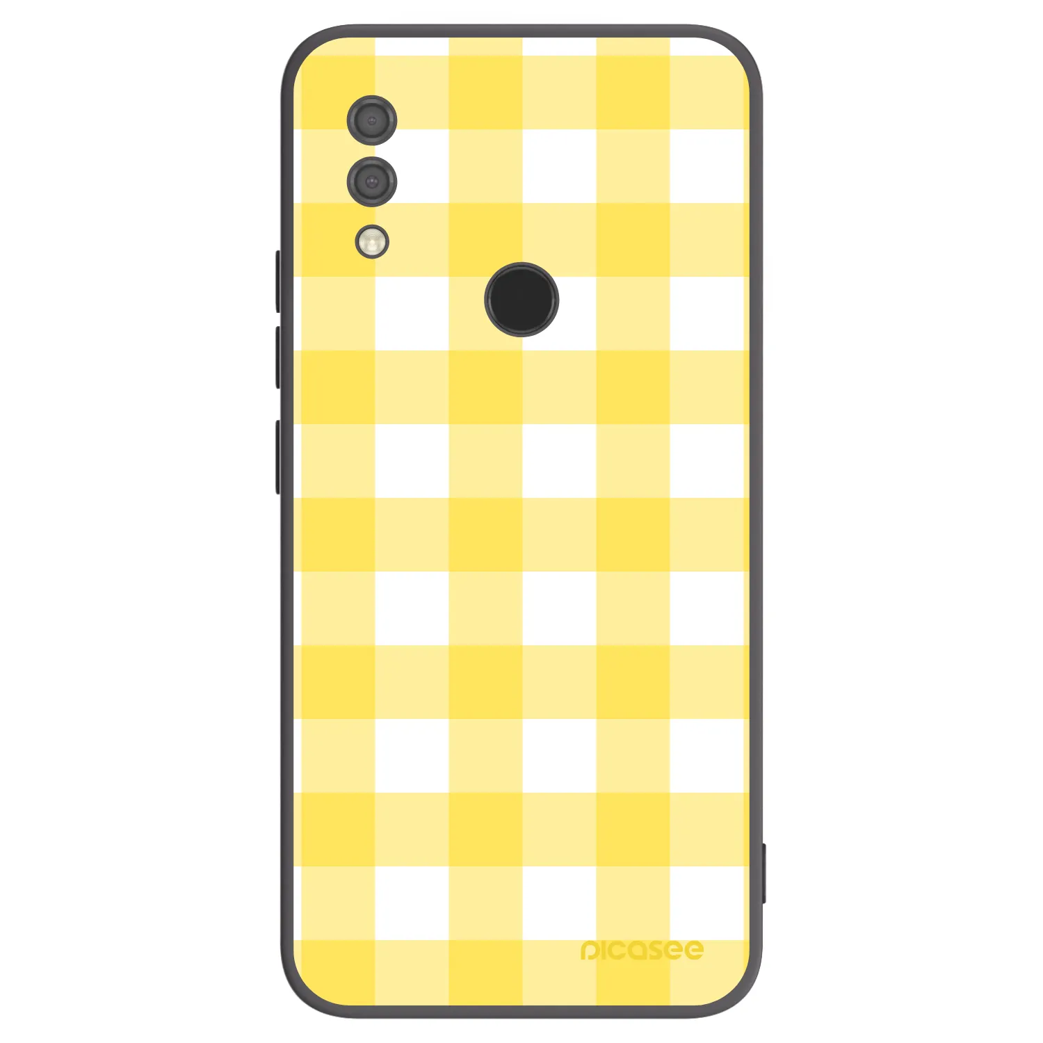 Picasee Μαύρη θήκη σιλικόνης για Xiaomi Redmi 7 - Gride lemon