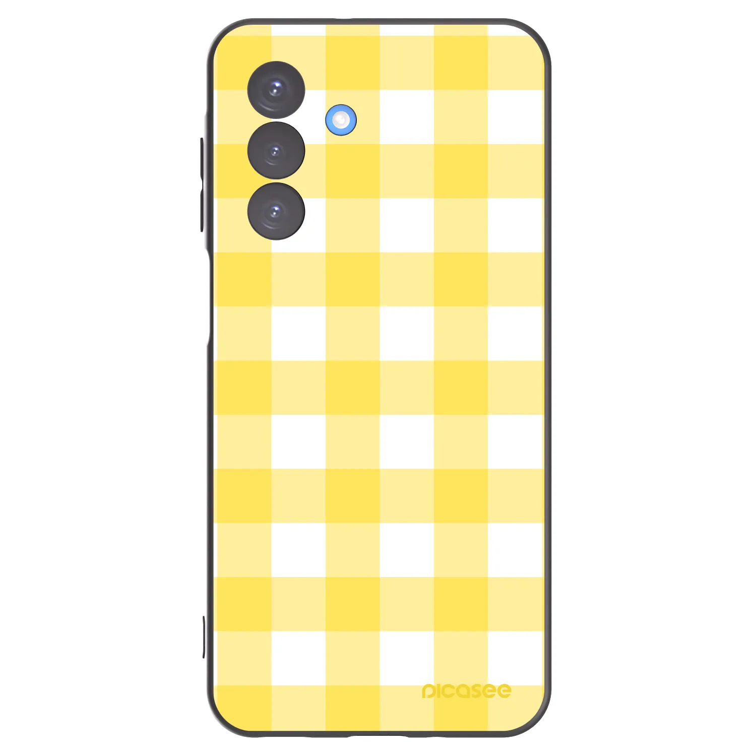 Picasee Μαύρη θήκη σιλικόνης για Samsung Galaxy A17 5G - Gride lemon