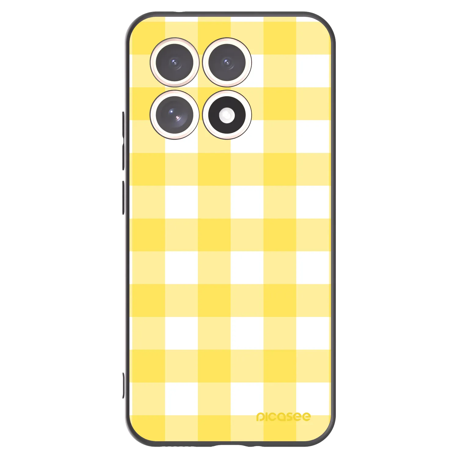 Picasee Μαύρη θήκη σιλικόνης για Xiaomi 15T - Gride lemon