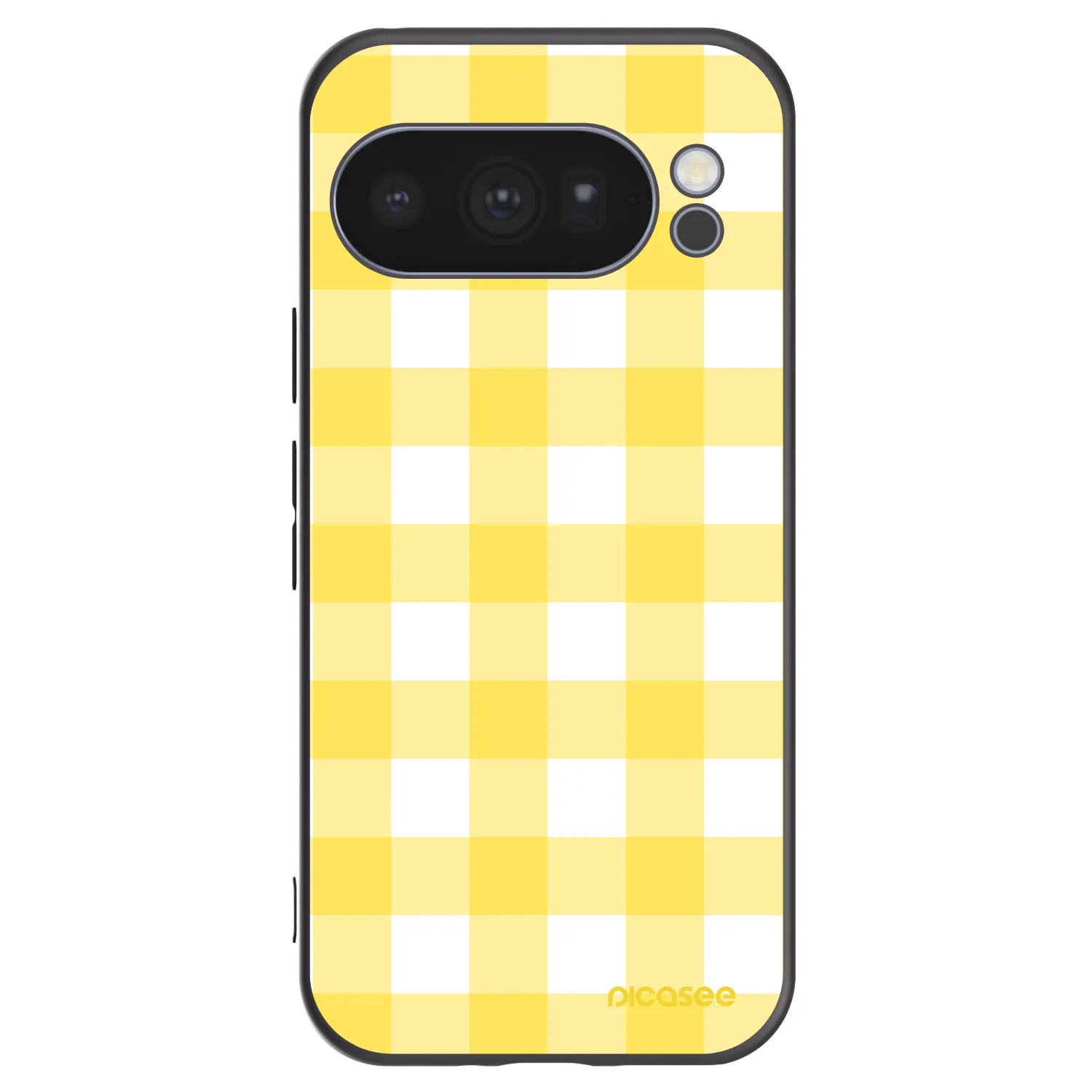 Picasee Μαύρη θήκη σιλικόνης για Google Pixel 10 Pro - Gride lemon